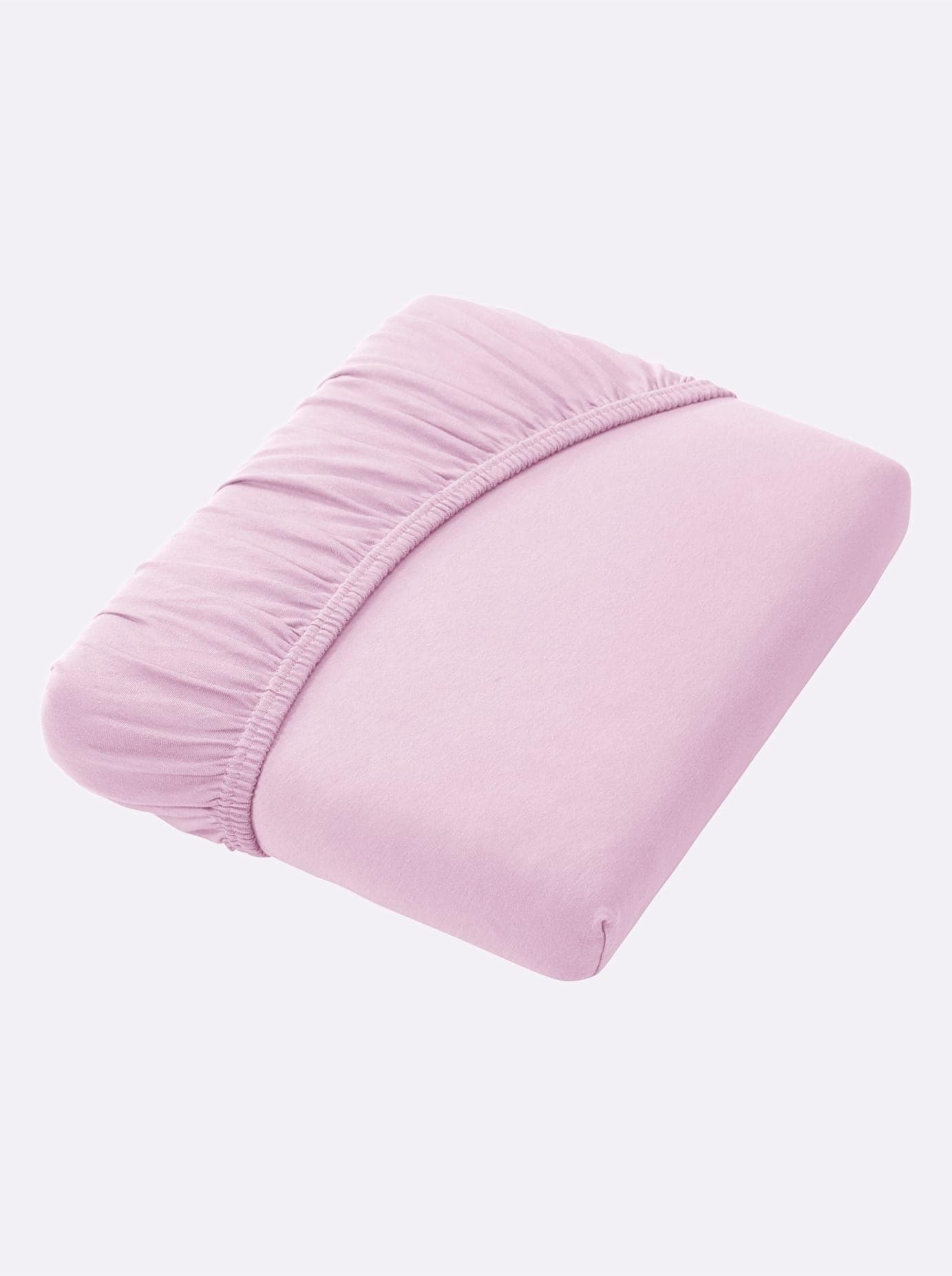 WÄSCHEPUR Jersey-Spannbetttuch Violett 100x200 cm