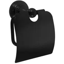 RAV SLEZÁK Toilettenpapierhalter Schwarz Matt Messing
