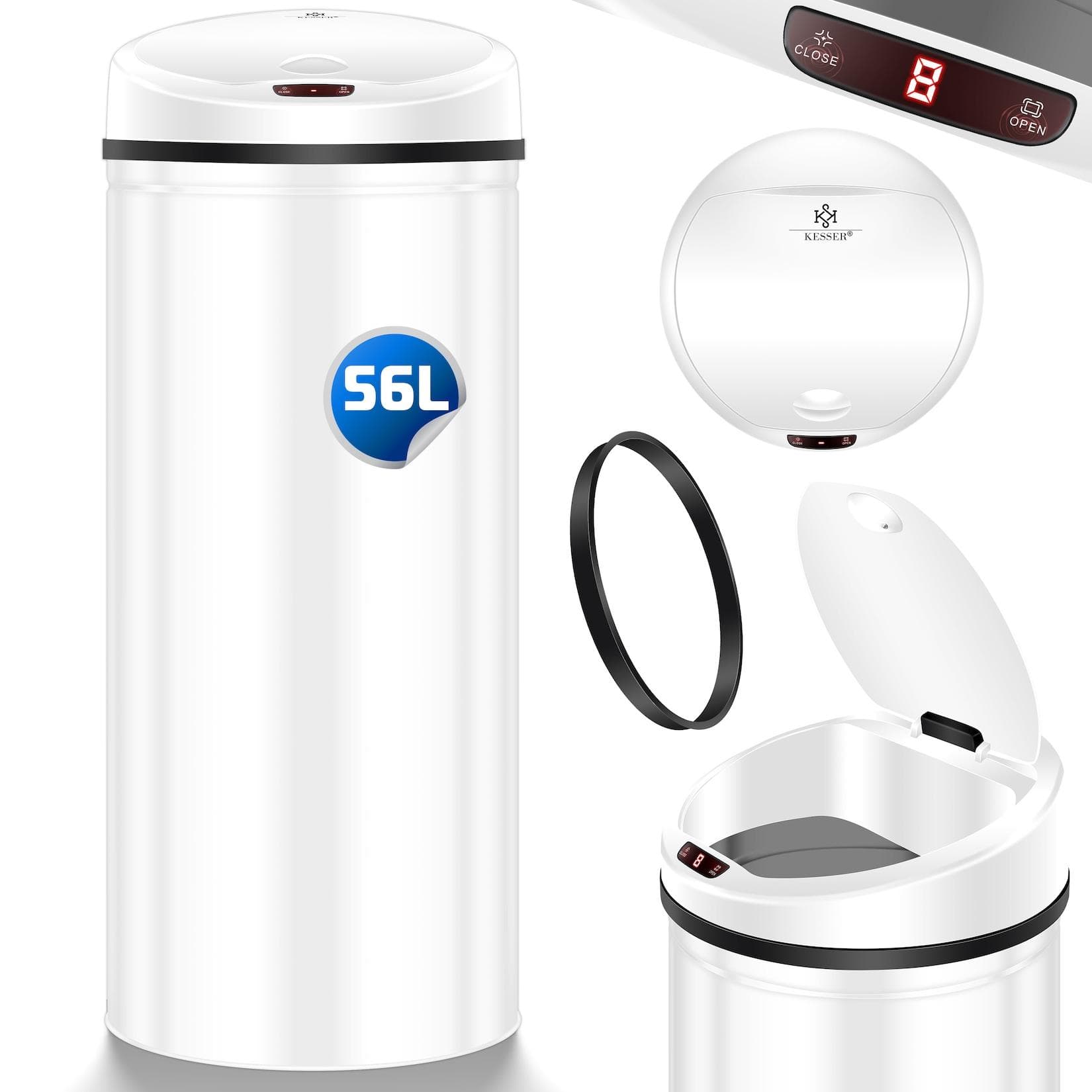 KESSER® Automatik Sensor Mülleimer Edelstahl