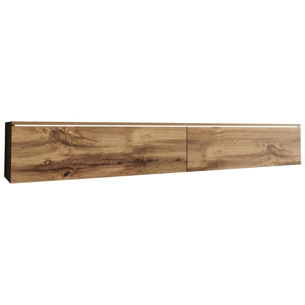 P & B Lowboard D180 Eiche Wotan Holzwerkstoff Beleuchtung
