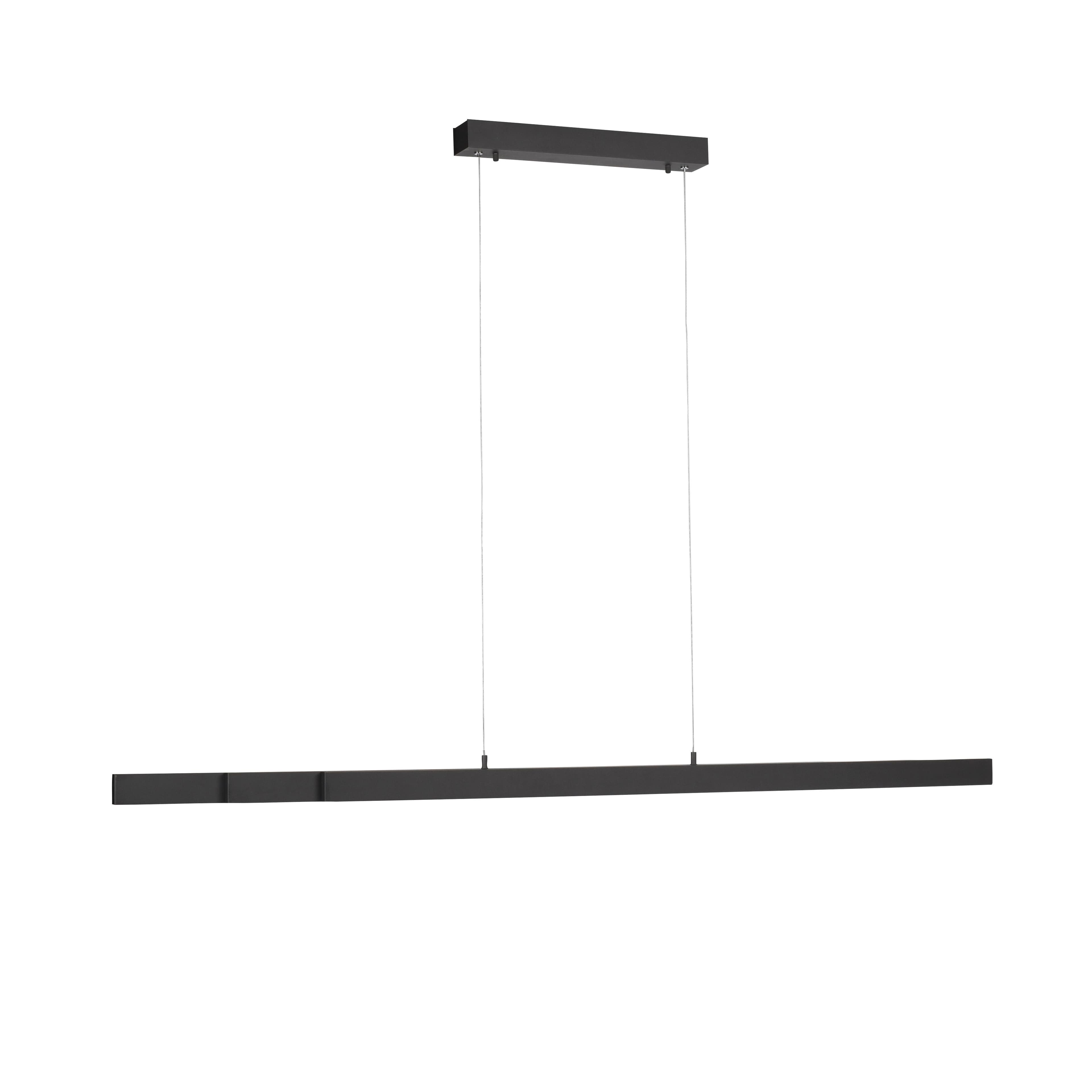 JUST LIGHT Pendelleuchte LUZI Anthrazit 3-fach LED