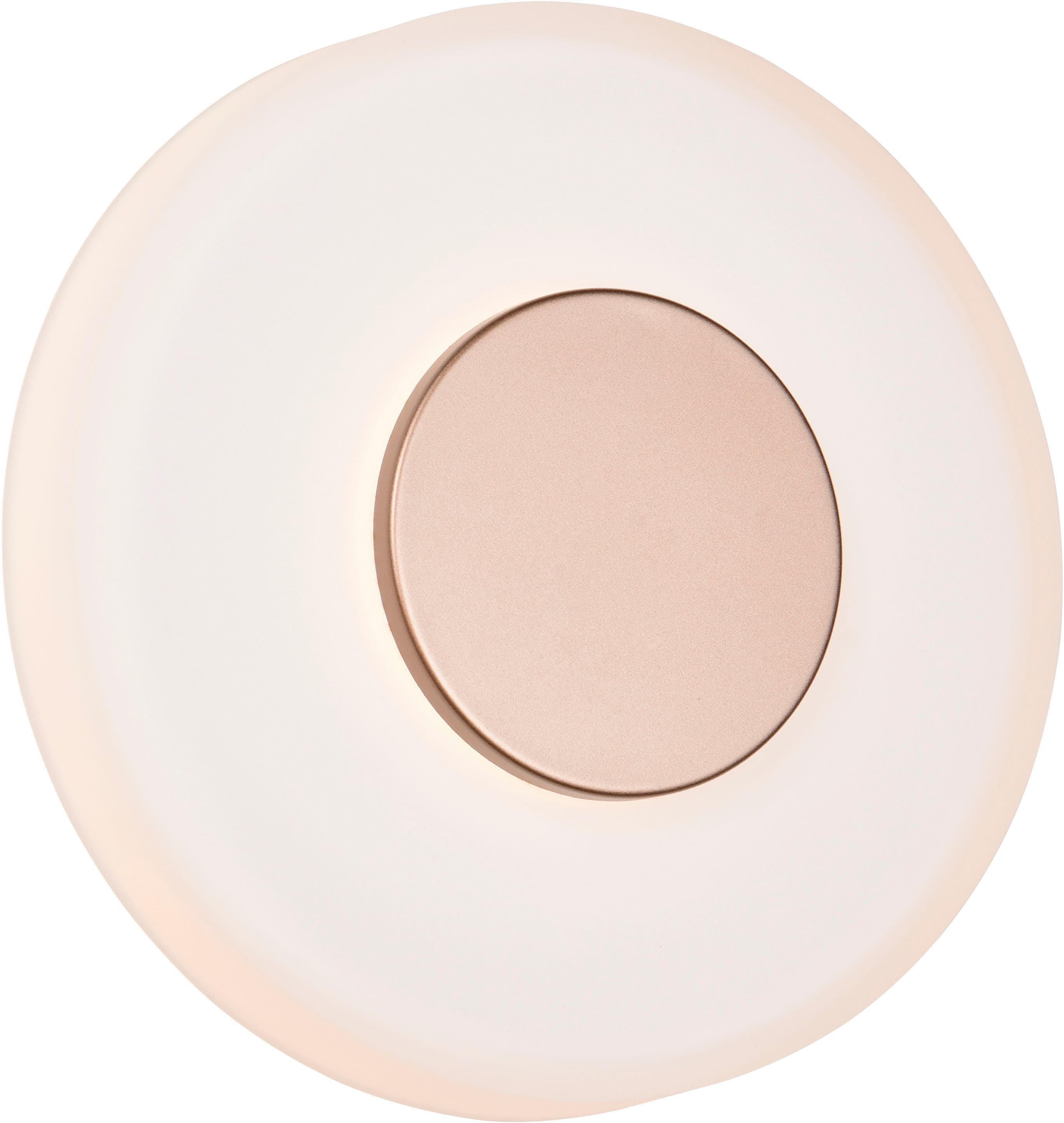 TRIO LED Wandleuchte CELESTE Braun Metall Glas Dimmbar