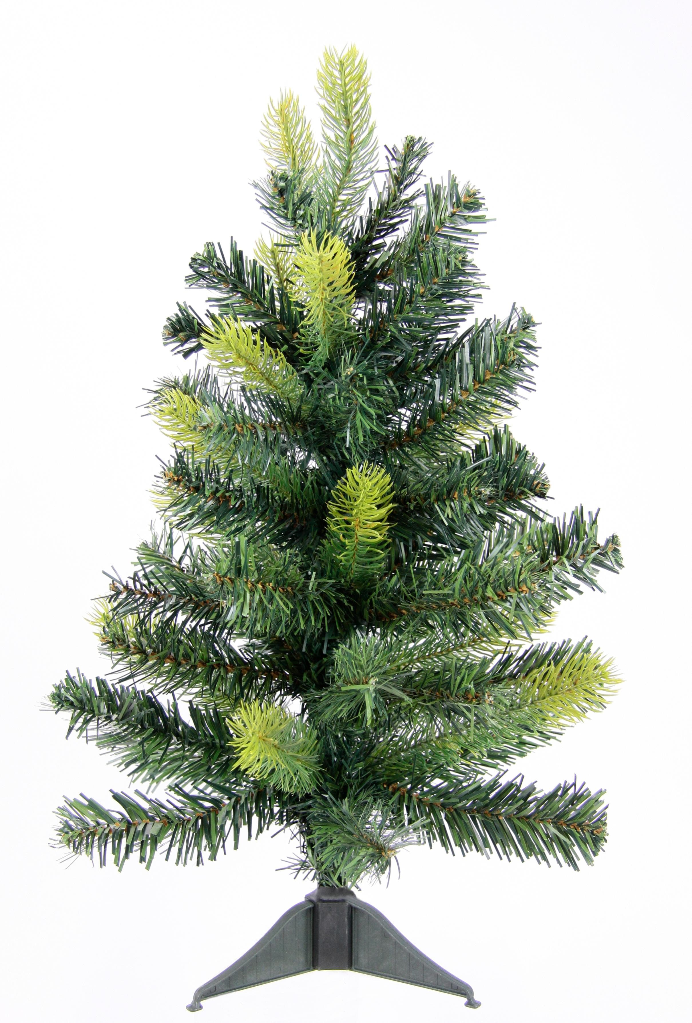 I.GE.A. Künstlicher Weihnachtsbaum Tannenbaum Mini Christbaum Weichnadel Kunsttanne Dekobaum Weihnachtsdeko Tanne