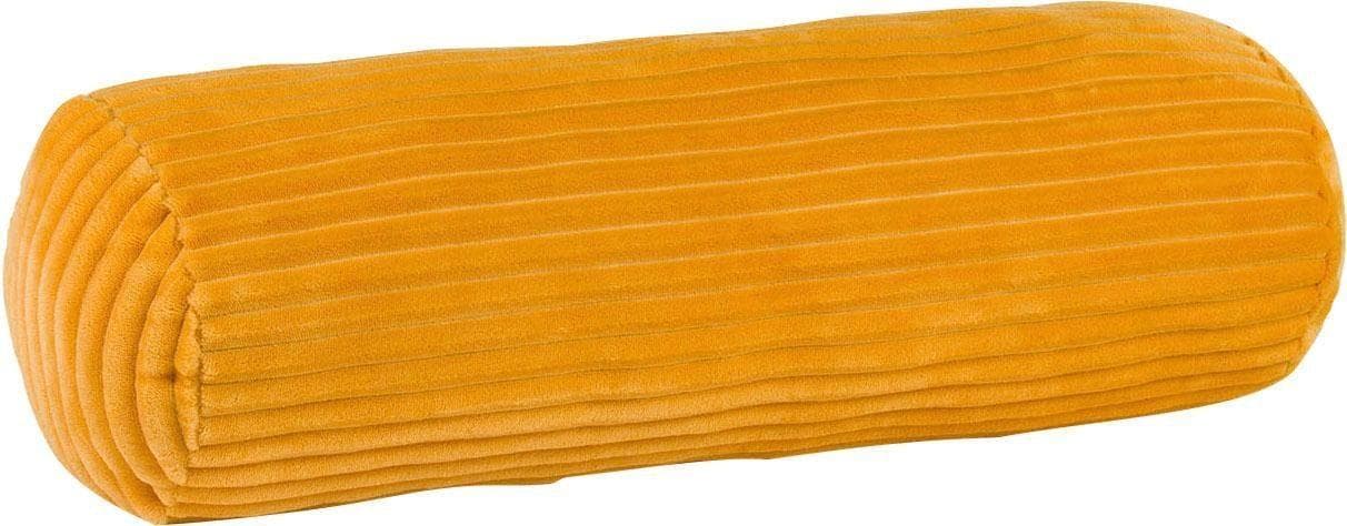 Gözze Nackenrolle Cord Optik Senf Polyester