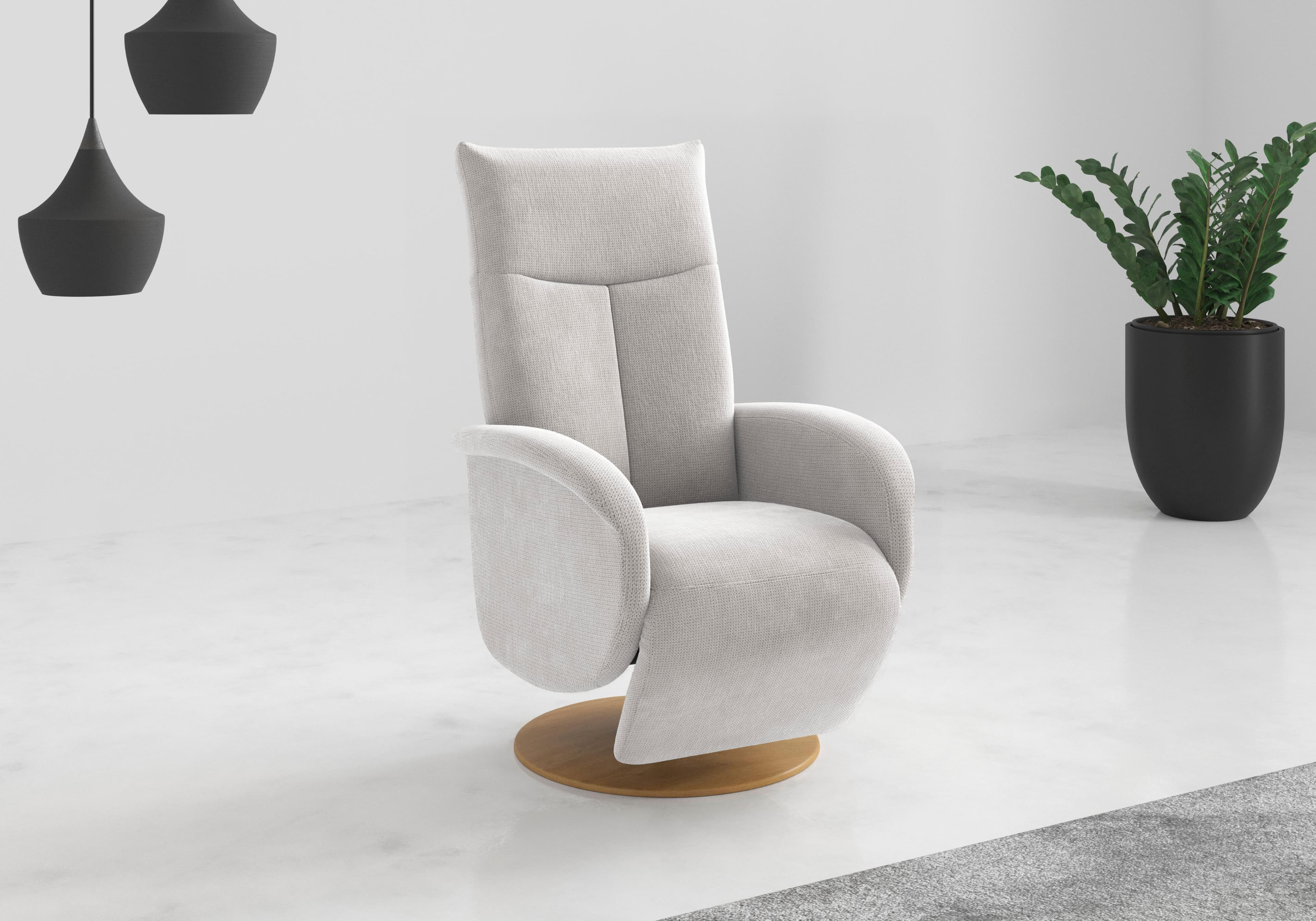 TV-Sessel HOME AFFAIRE Glendale Silber mit Aufstehhilfe