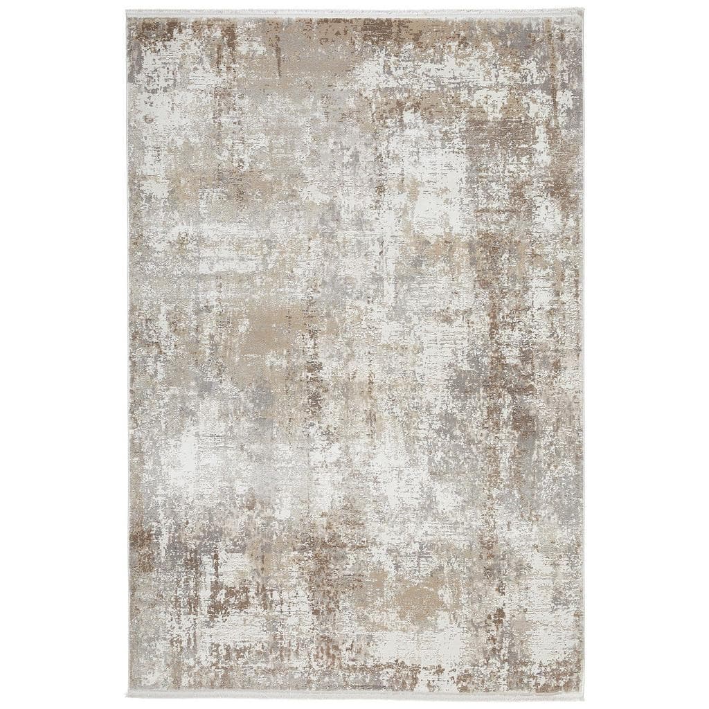 Dieter Knoll Vintage-Teppich Isabelle Beige Abstraktes Design