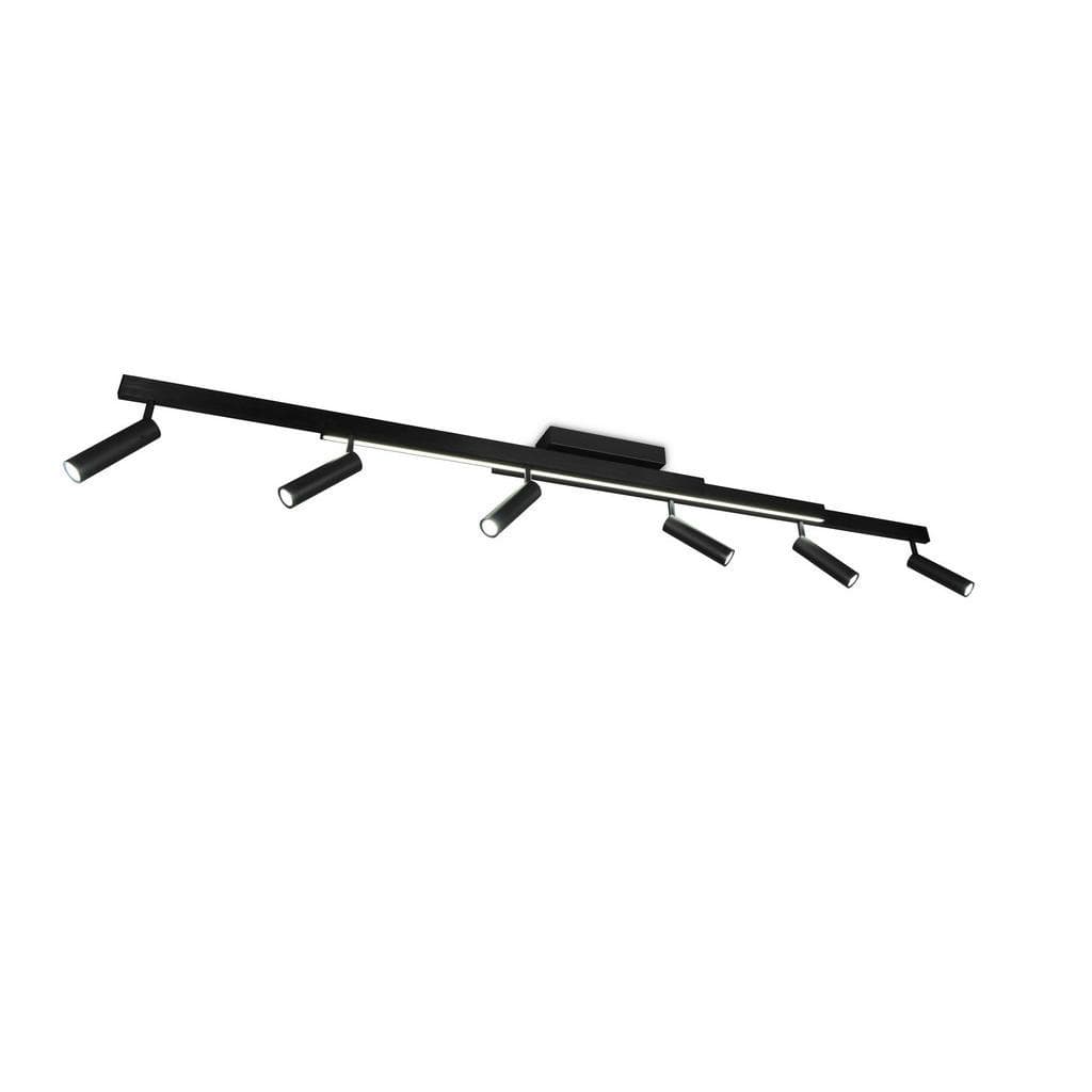 Trio Leuchten ZENO LED Deckenleuchte mit verstellbaren Spots, dimmbar, CCT, Fernbedienung