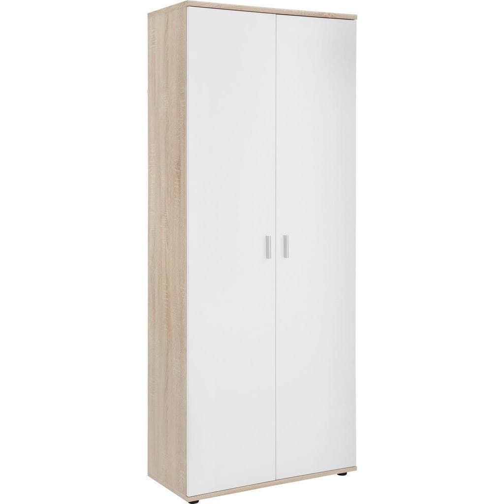 Schuhschrank Galant Weiß Eiche Holzwerkstoff 5 Fächer