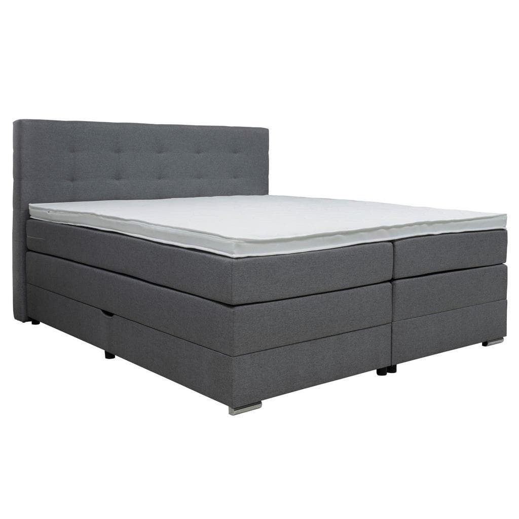 Moderano Boxspringbett Grau 180x200 cm