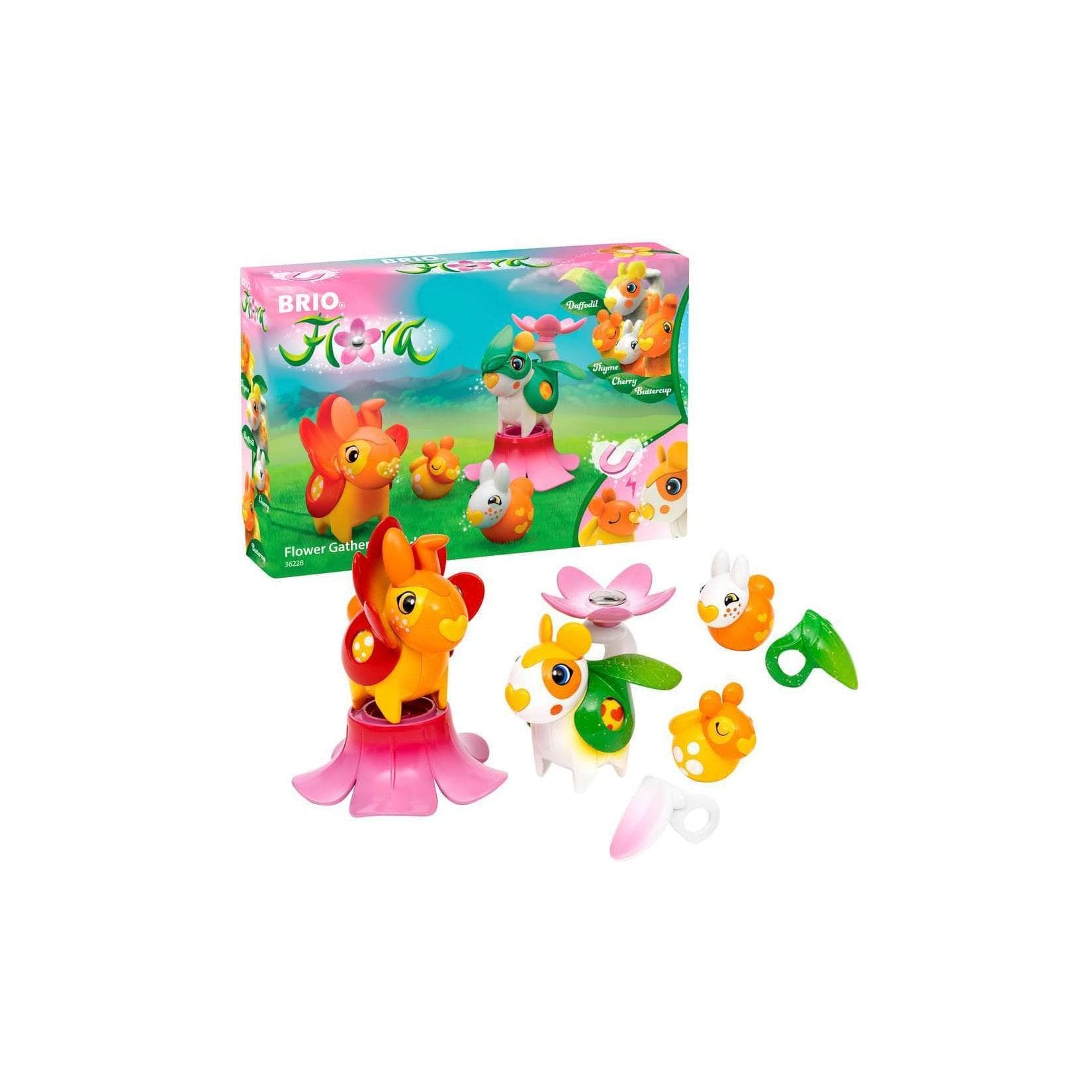 BRIO Spiel Blumensammler Bunt Flora Figuren Wald