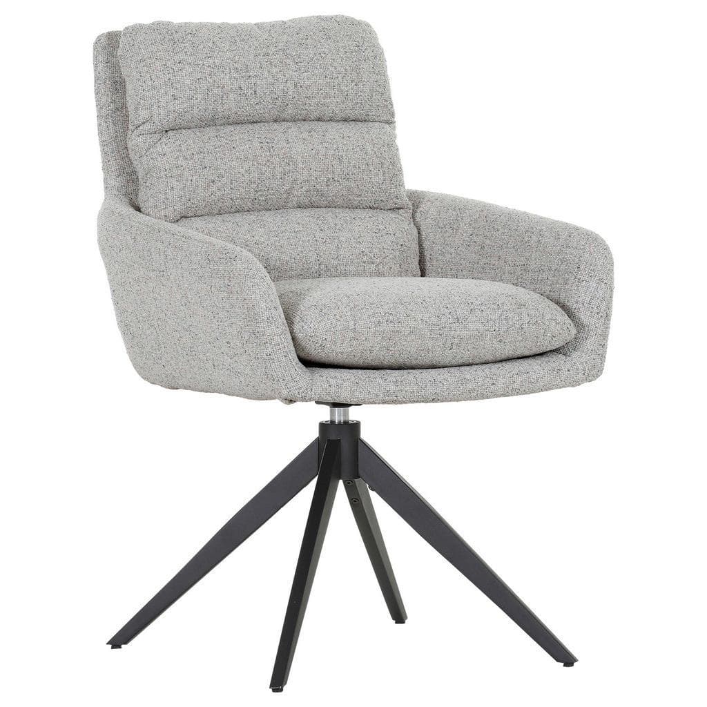 Novel Armlehnstuhl Beige Stoffauswahl 360° drehbar