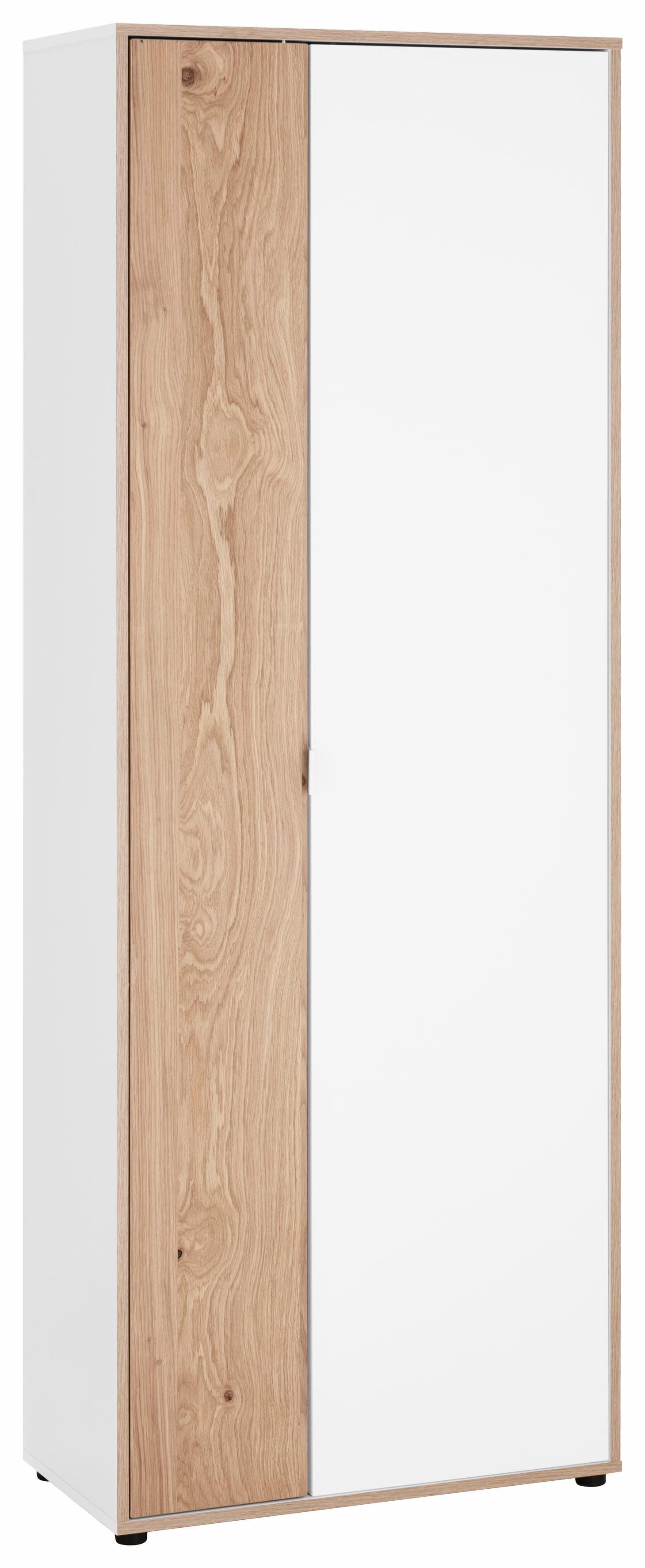 Aktenschrank VOGL MÖBELFABRIK Trelle Weiß Matt Eiche Furniert