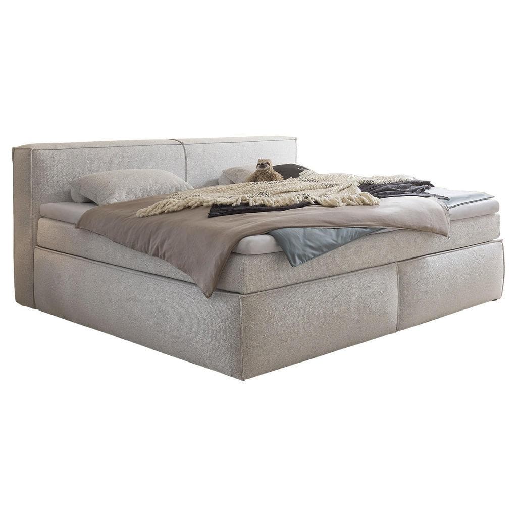 Boxxx Boxspringbett Silber 7-Zonen Matratze Wendematratze