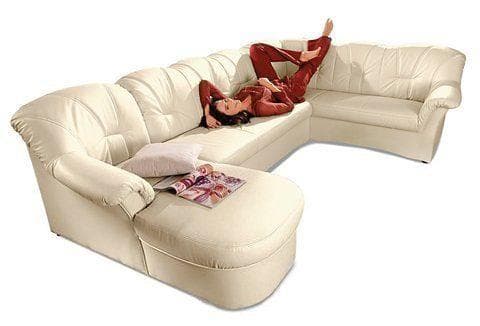 DOMO COLLECTION Wohnlandschaft Papenburg U-Form Beige