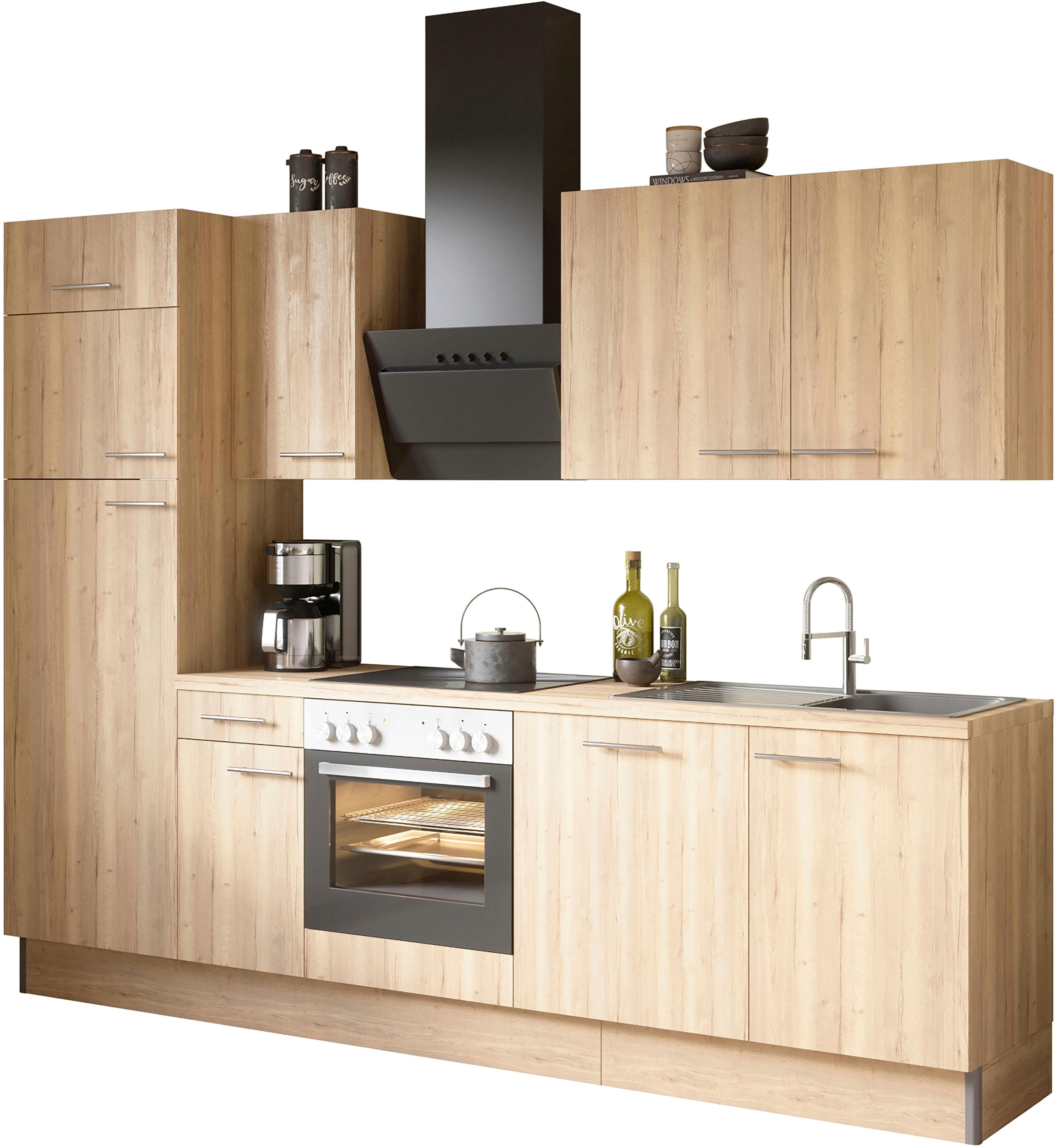 Küche OPTIFIT Klara Wildeichefarben 270 cm