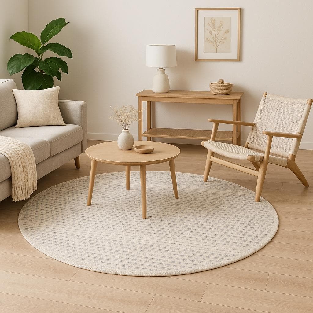 Wollteppich Wooly Nature Natur/Weiß MyFlair Möbel & Accessoires