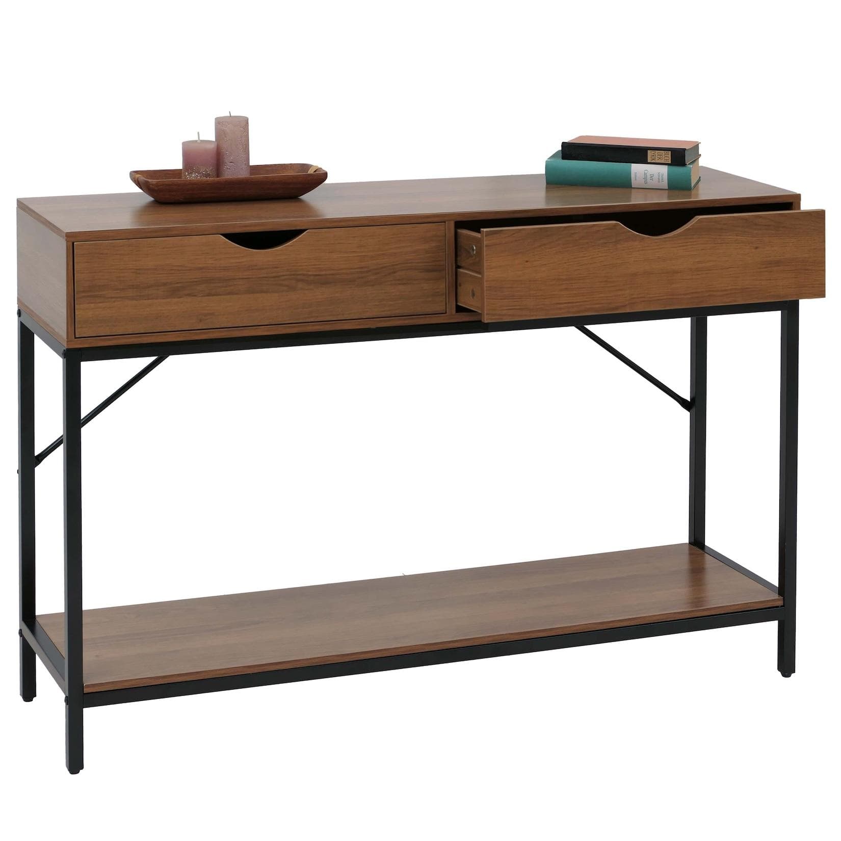 Konsolentisch MCW-O76 Industrial Design Beistelltisch mit Schubladen