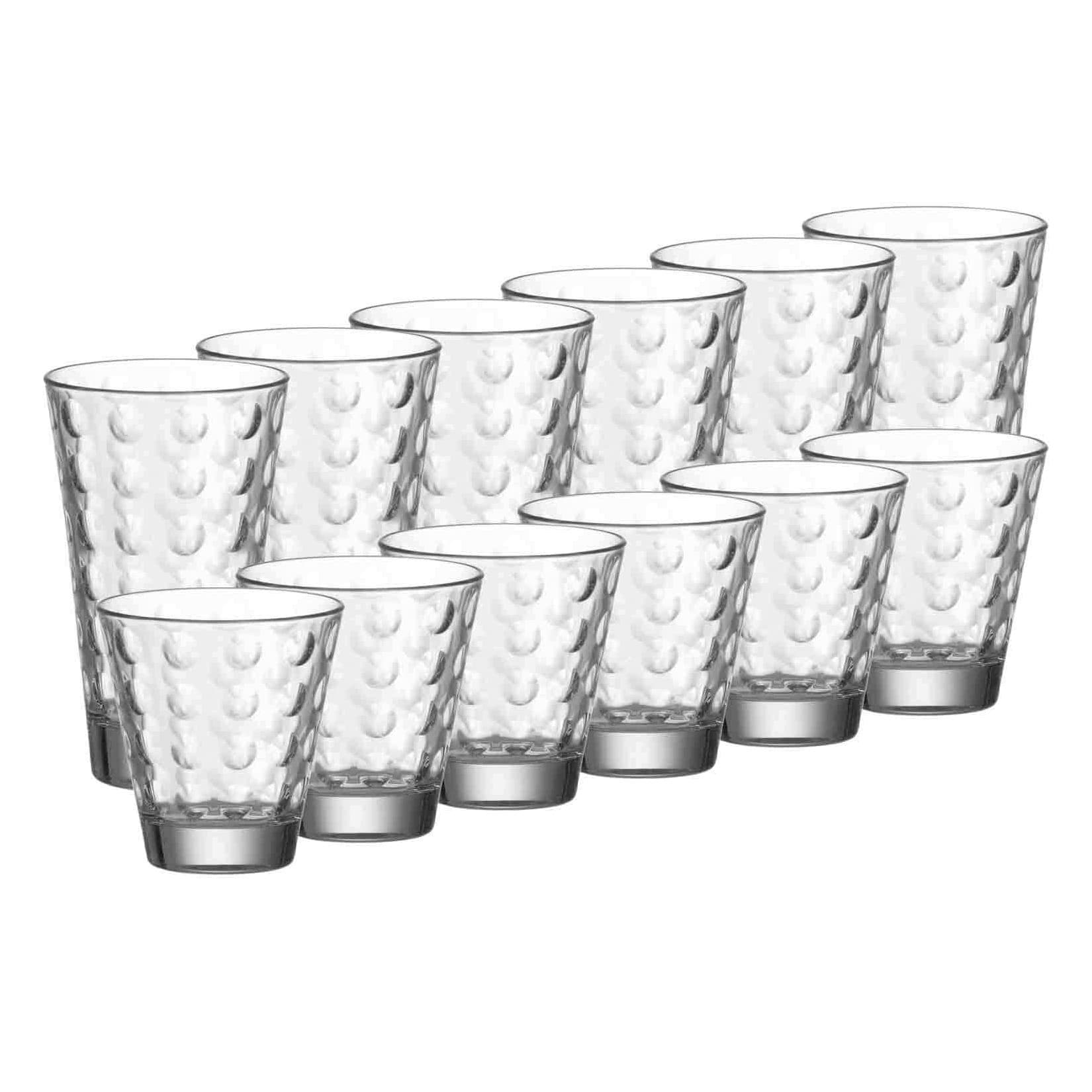 Leonardo Trinkgläser Optic 12er Set 120ml + 200ml
