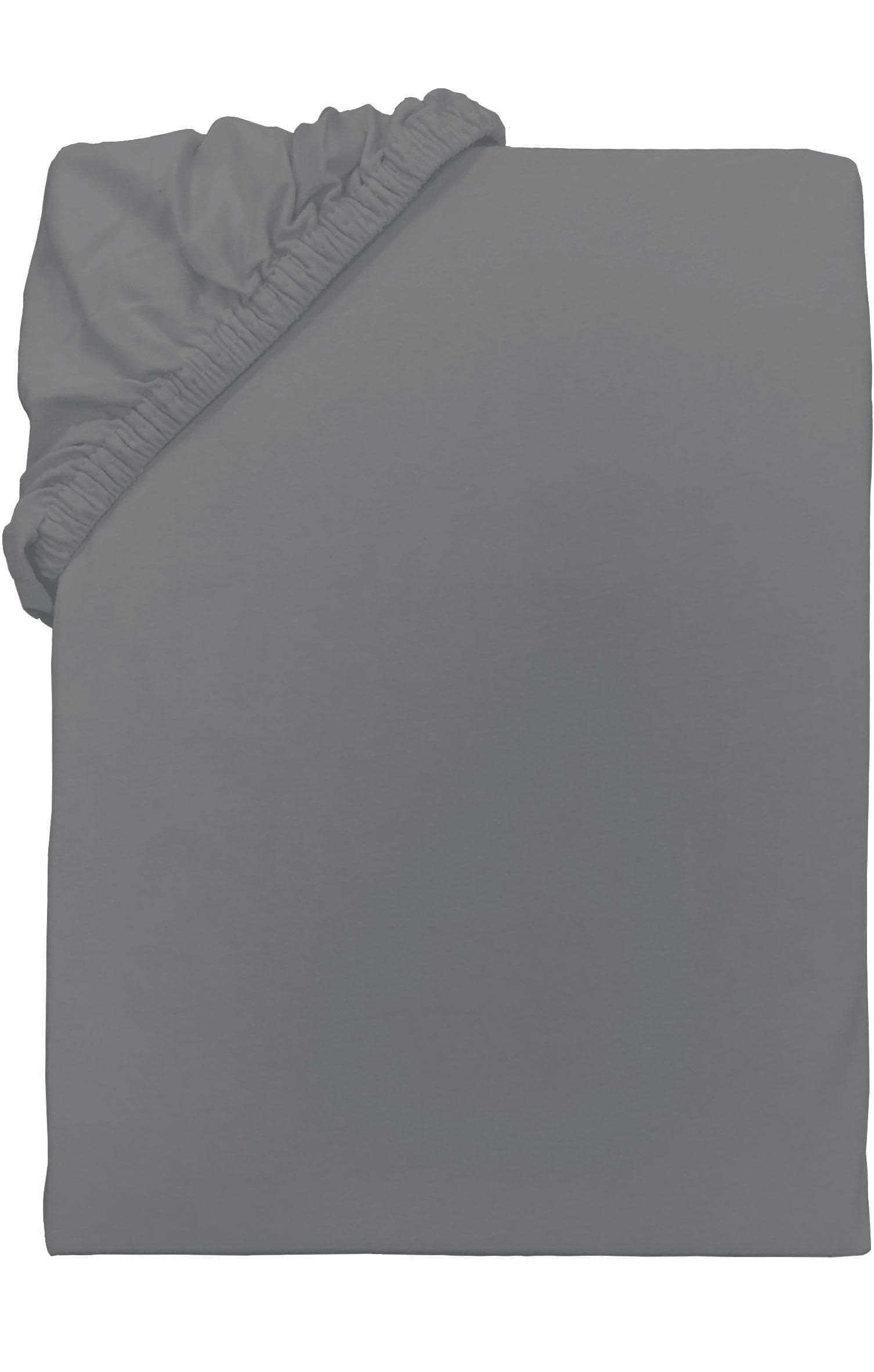 TOM TAILOR HOME Spannbettlaken Grau Jersey 100% Baumwolle