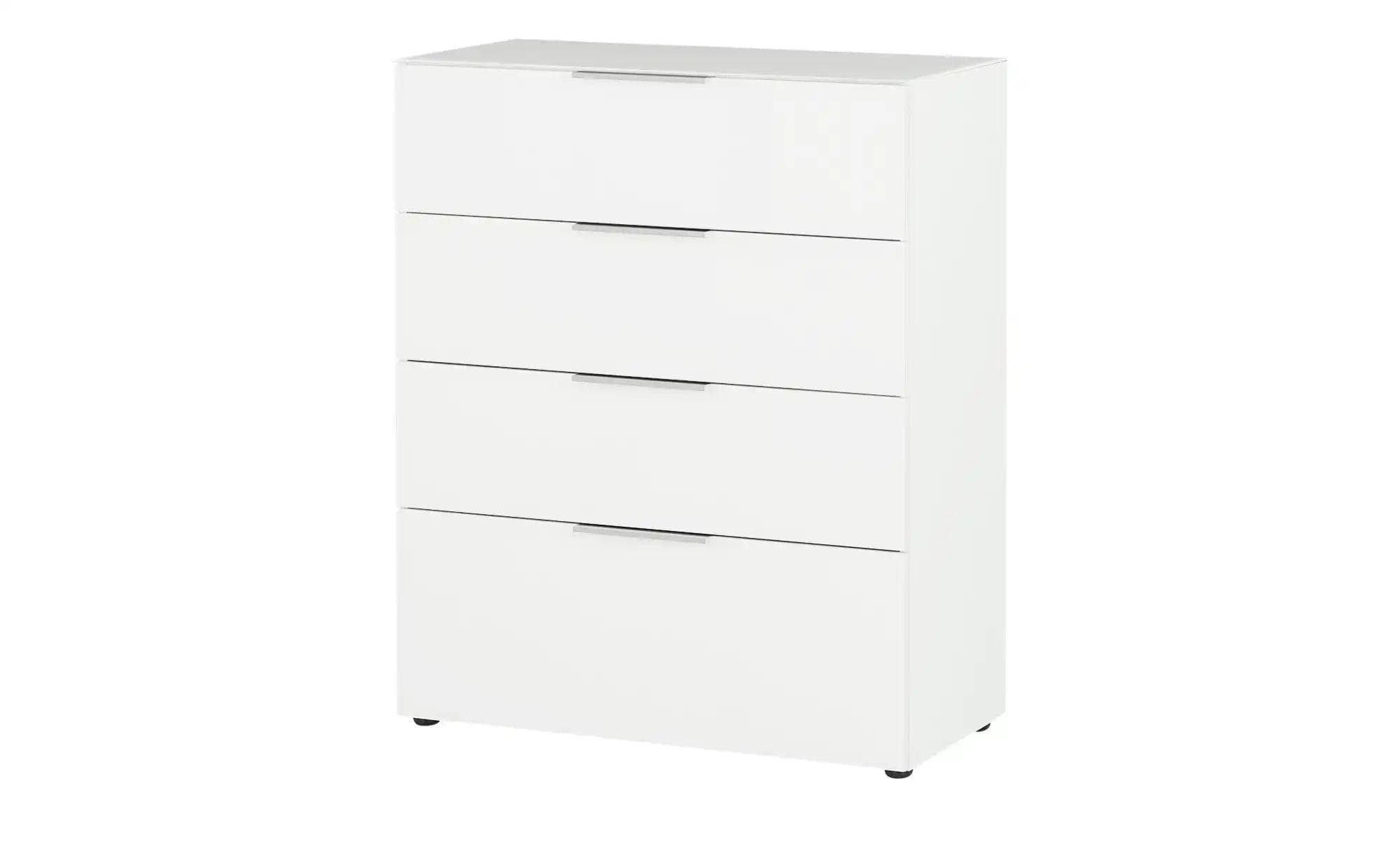 uno Kommode Levi Weiß Hochglanz mit Softclose