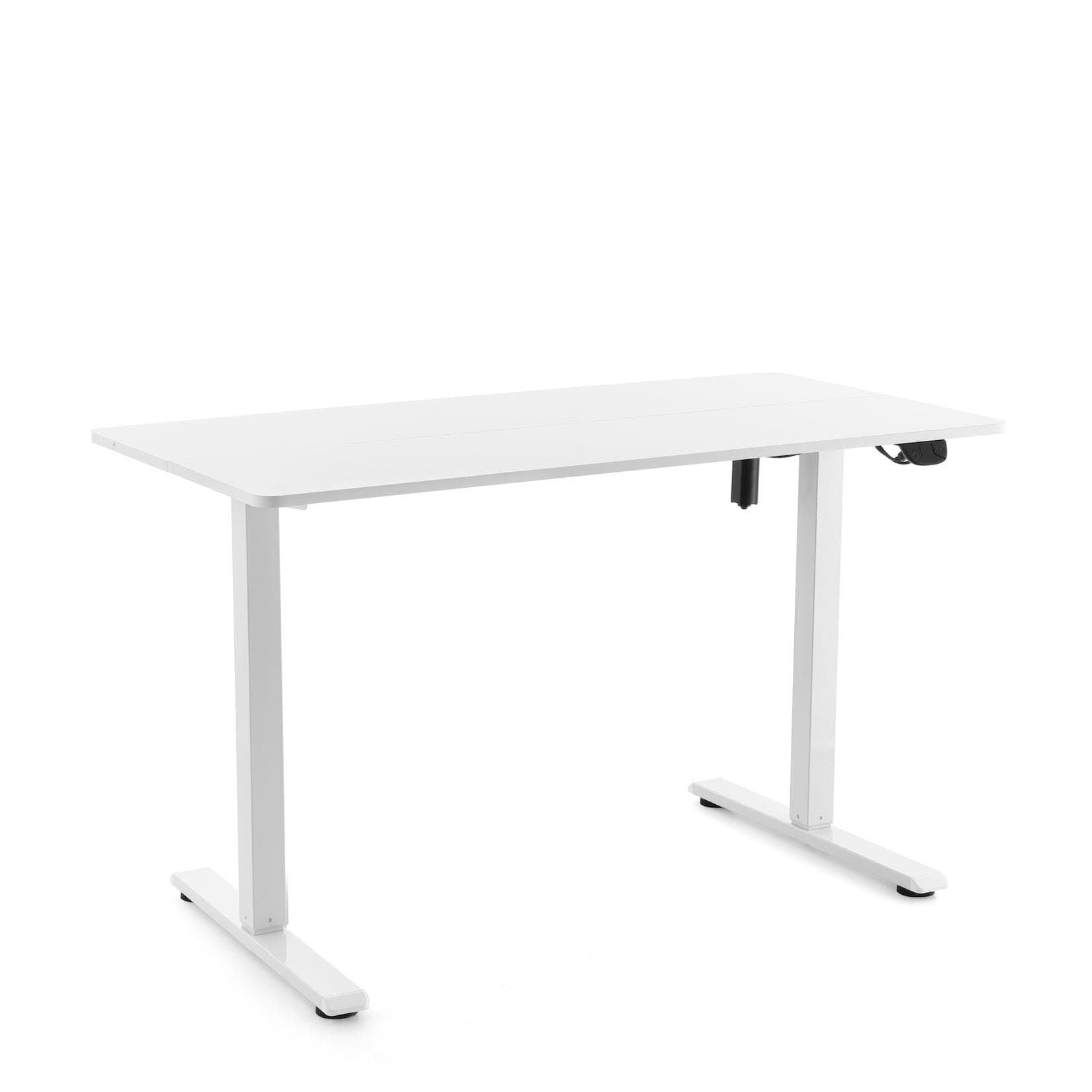 hjh OFFICE Elektrisch Höhenverstellbarer Schreibtisch Worktime MDF Platte, Stahlgestell