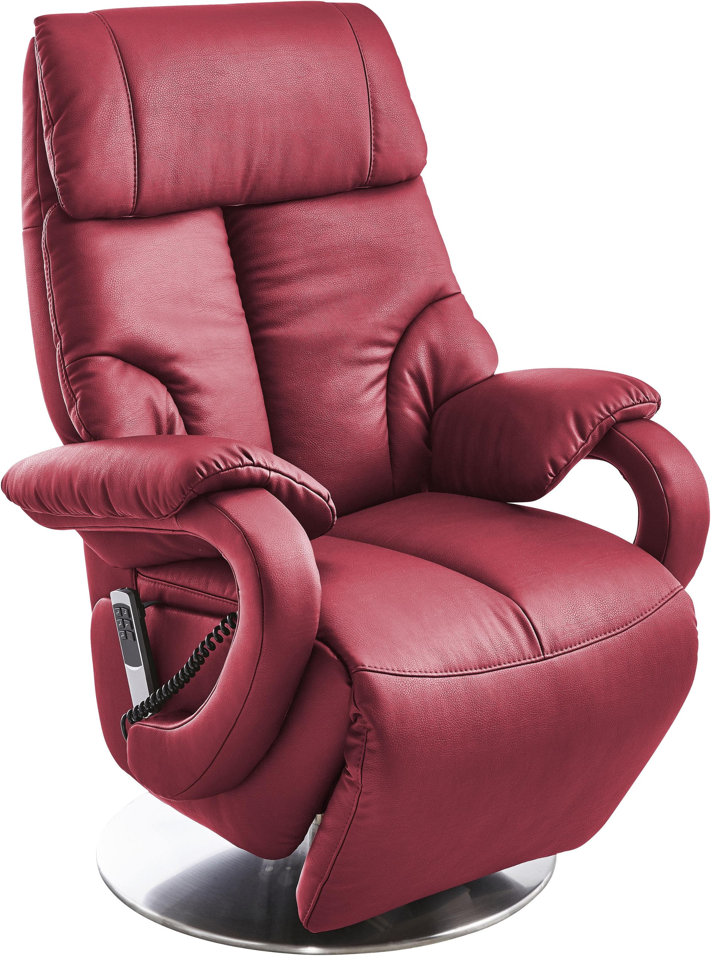 SIT & MORE TV-Sessel Invito Feuerrot mit Aufstehhilfe
