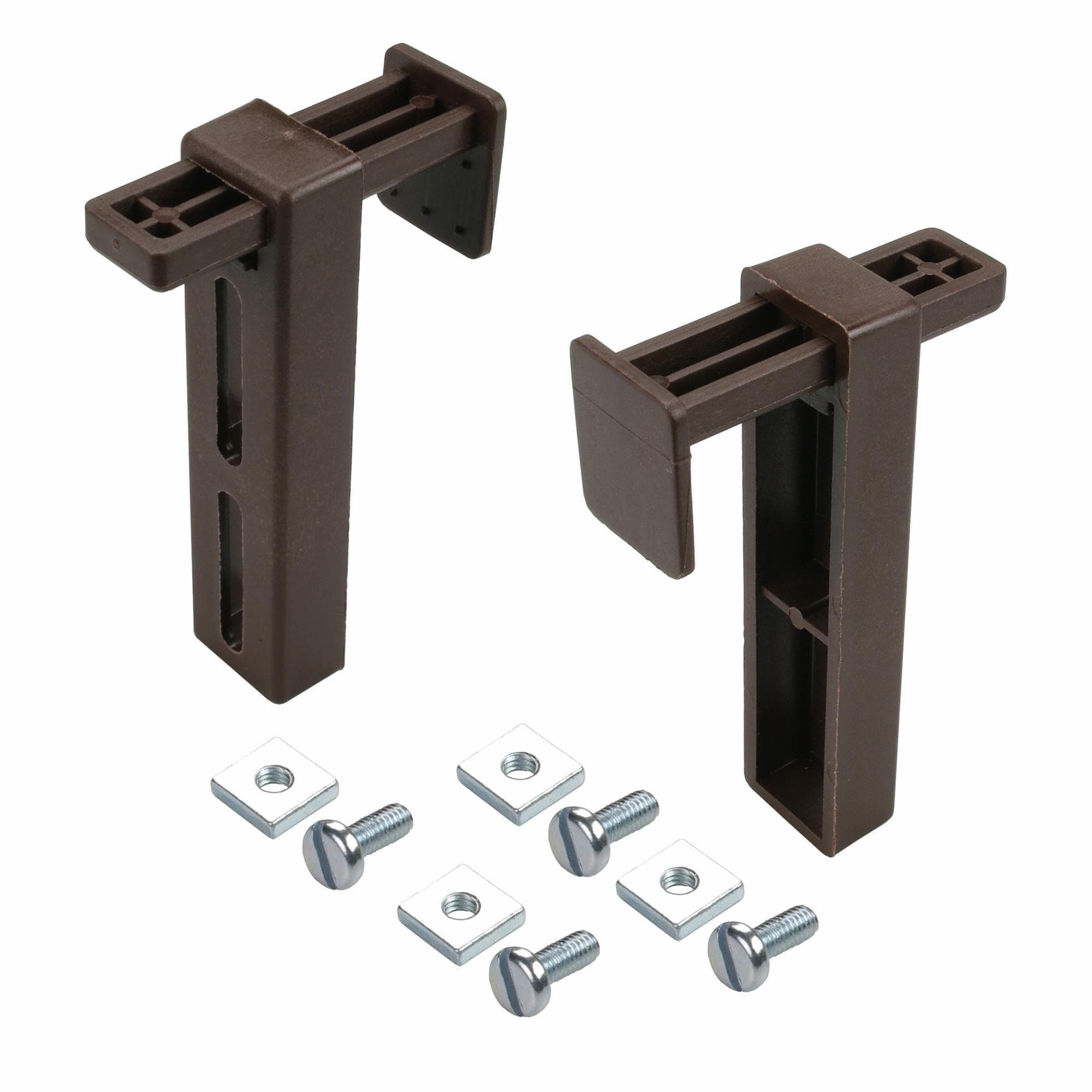 LIEDECO Universal Klemmträger Braun für Jalousien & Rollos