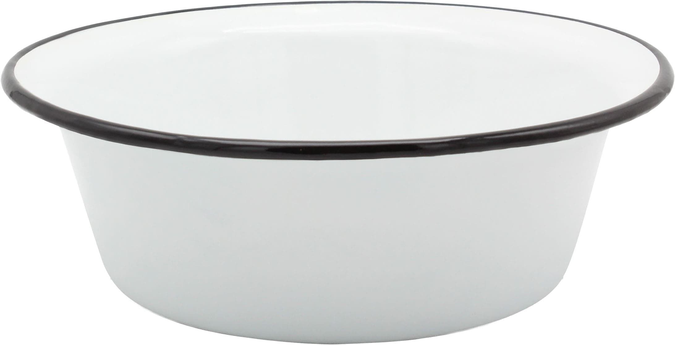 KRÜGER Emaille-Schüssel Weiß 16 cm