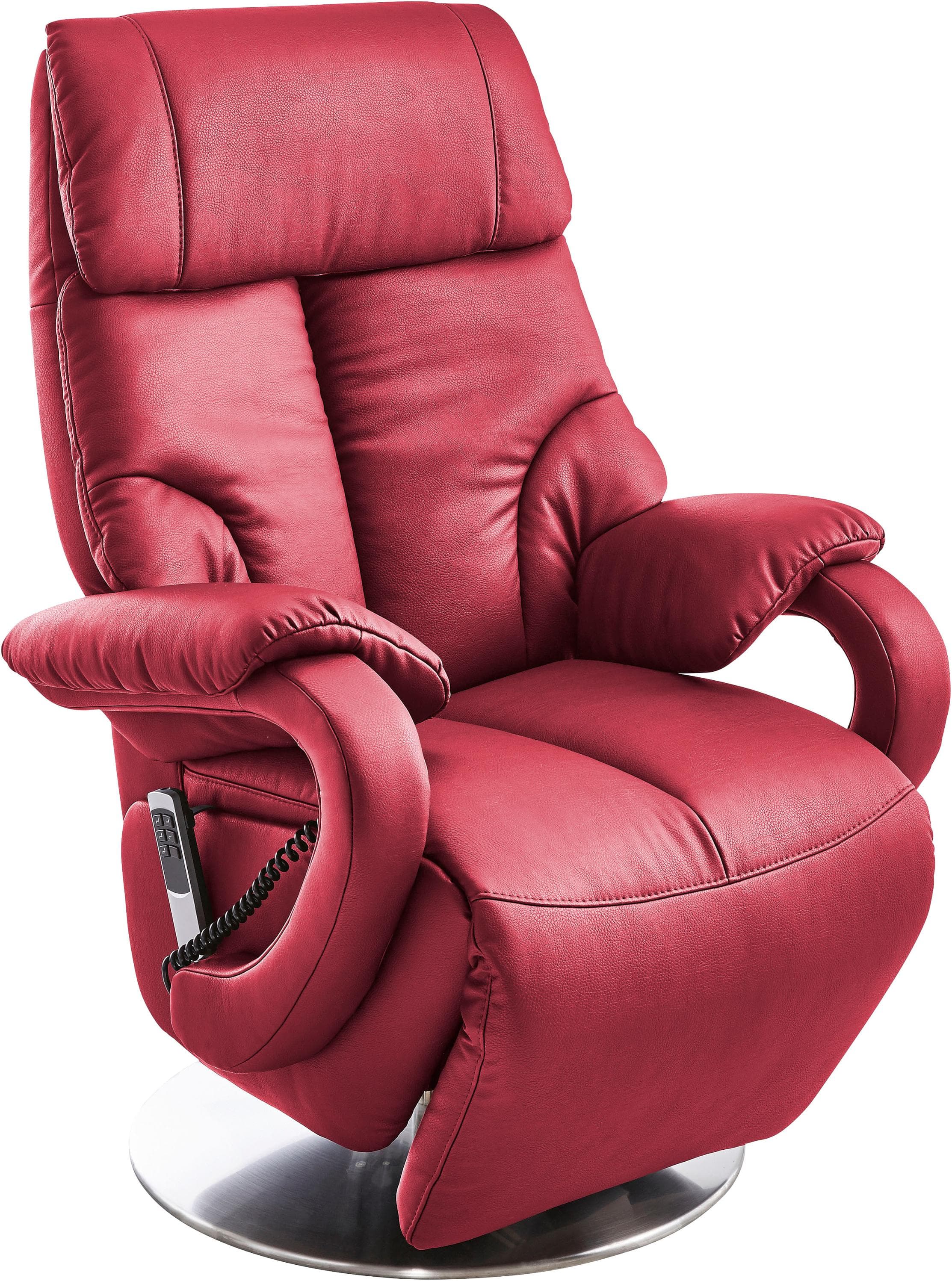 SIT & MORE TV-Sessel Invito Rot mit Aufstehhilfe