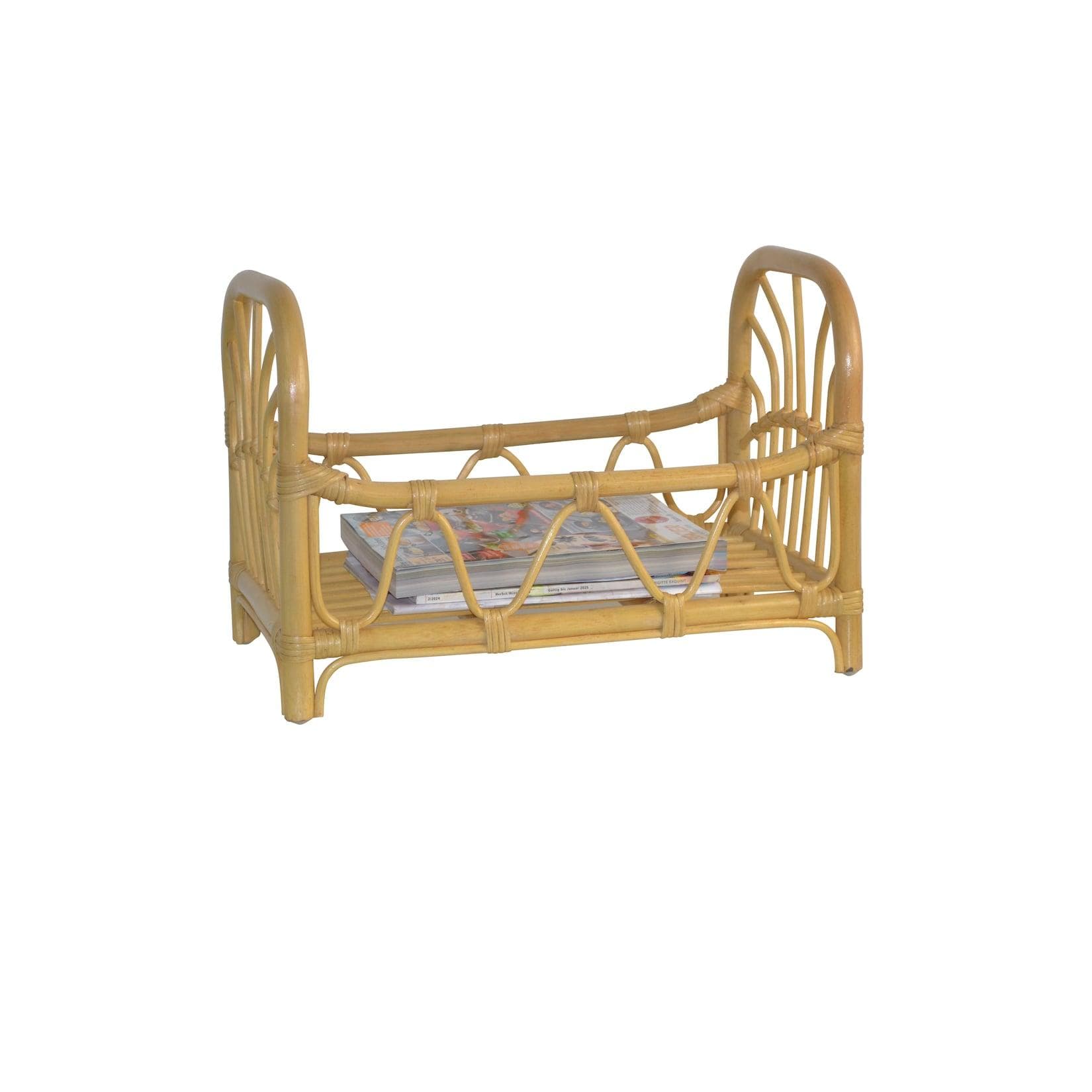 moebel-direkt-online Zeitungsständer Rattangeflecht Beige