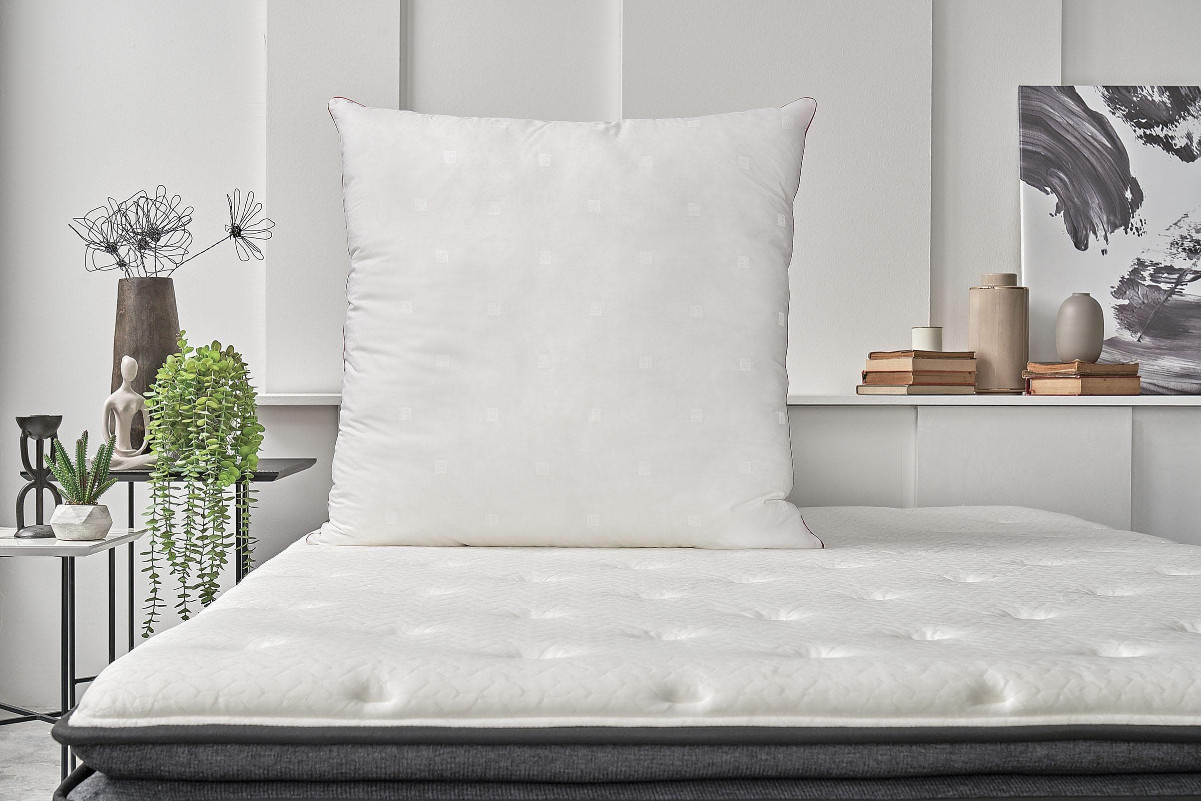 YATAS BEDDING Kopfkissen Majestät Dacron 95 C, 80x80 cm, Baumwolle