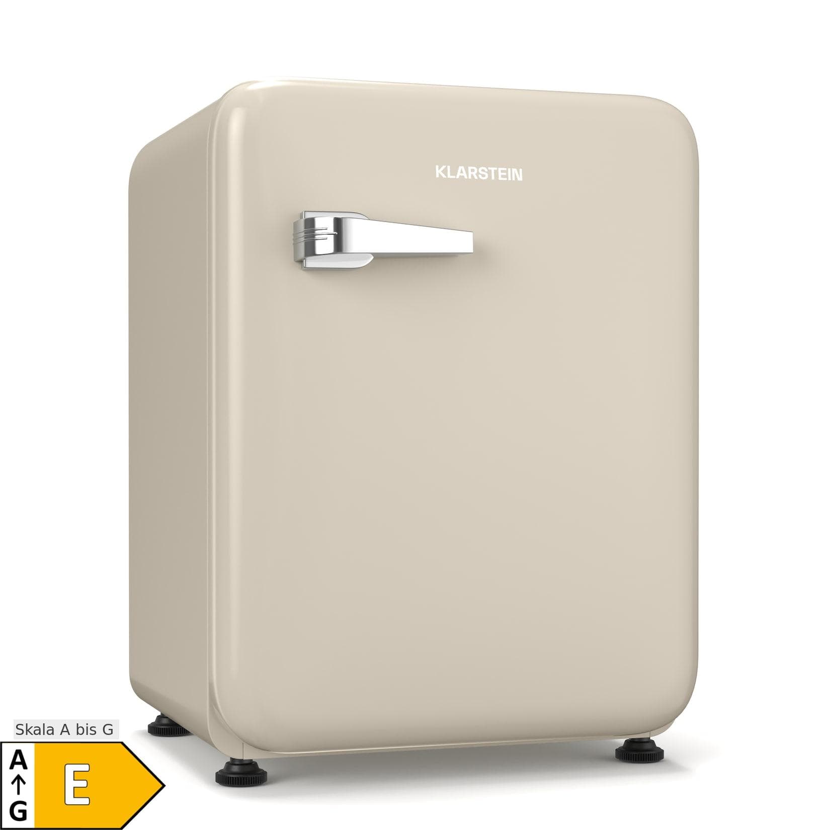 Audrey Evo Mini Kühlschrank 68L Retro-Design Creme