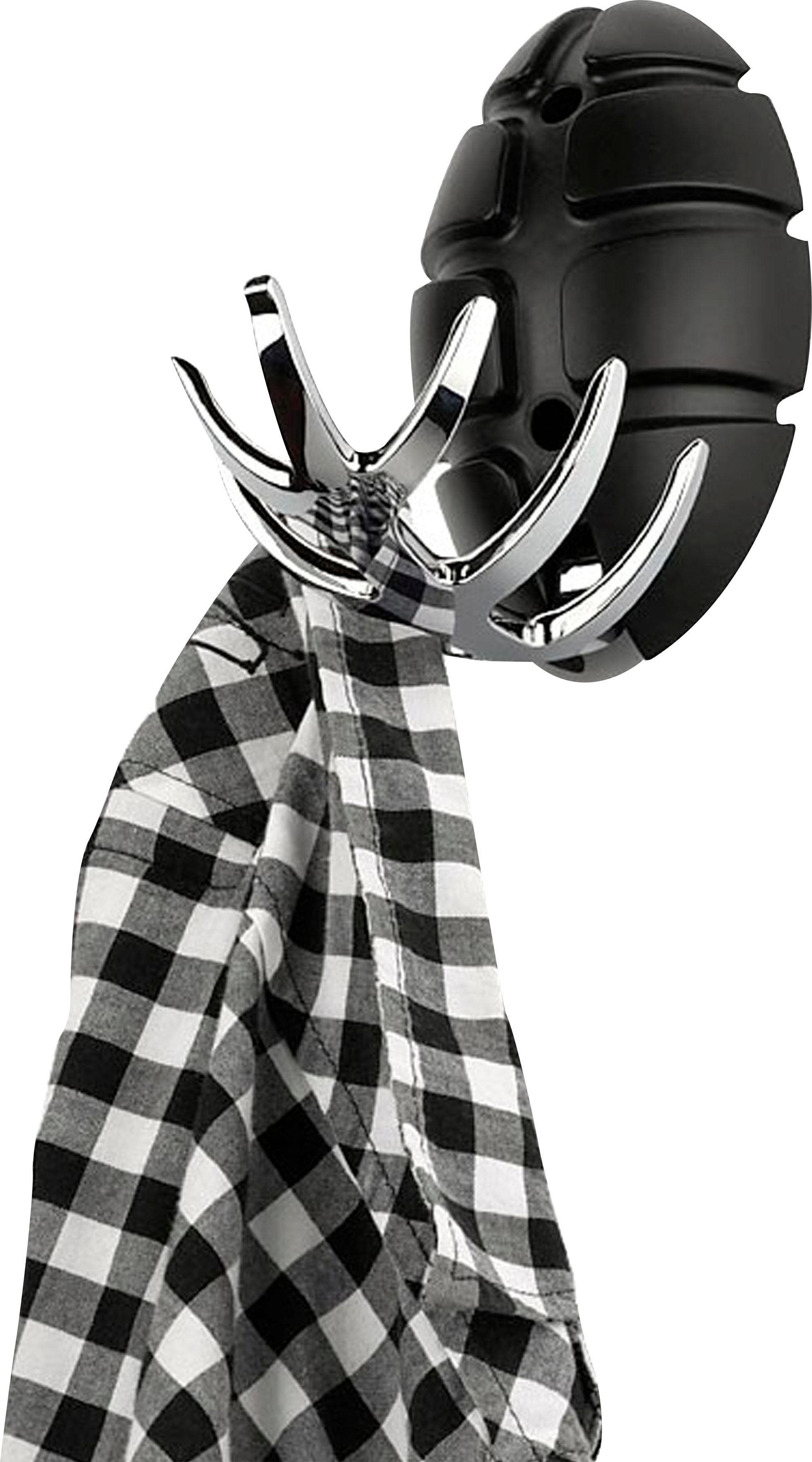 SPINDER DESIGN Garderobenhaken BUG Schwarz Ausklappbar Modern