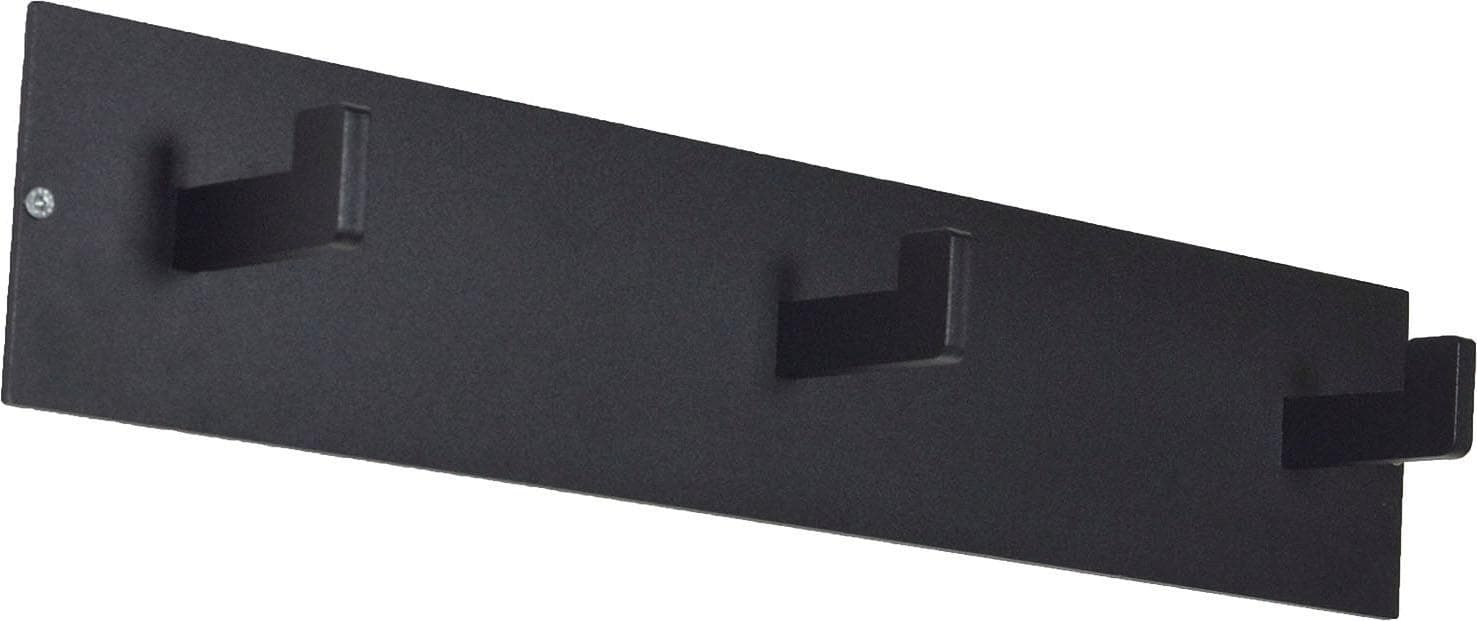 Kompakter Garderobenständer aus Stahl mit 3 Haken