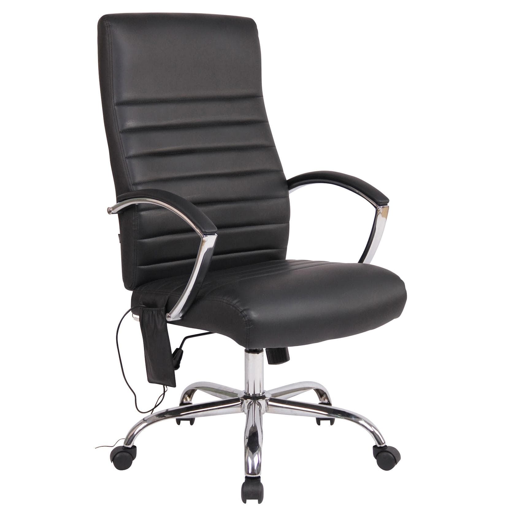 TPFLiving Bürostuhl Vallon Grau mit Massagefunktion
