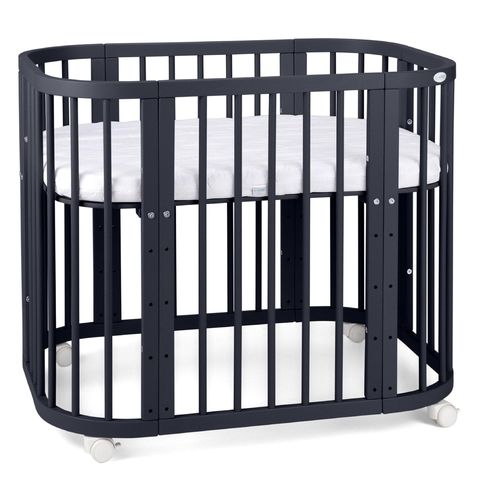 Holz Beistellbett 5in1 mit Matratze - Belüftet