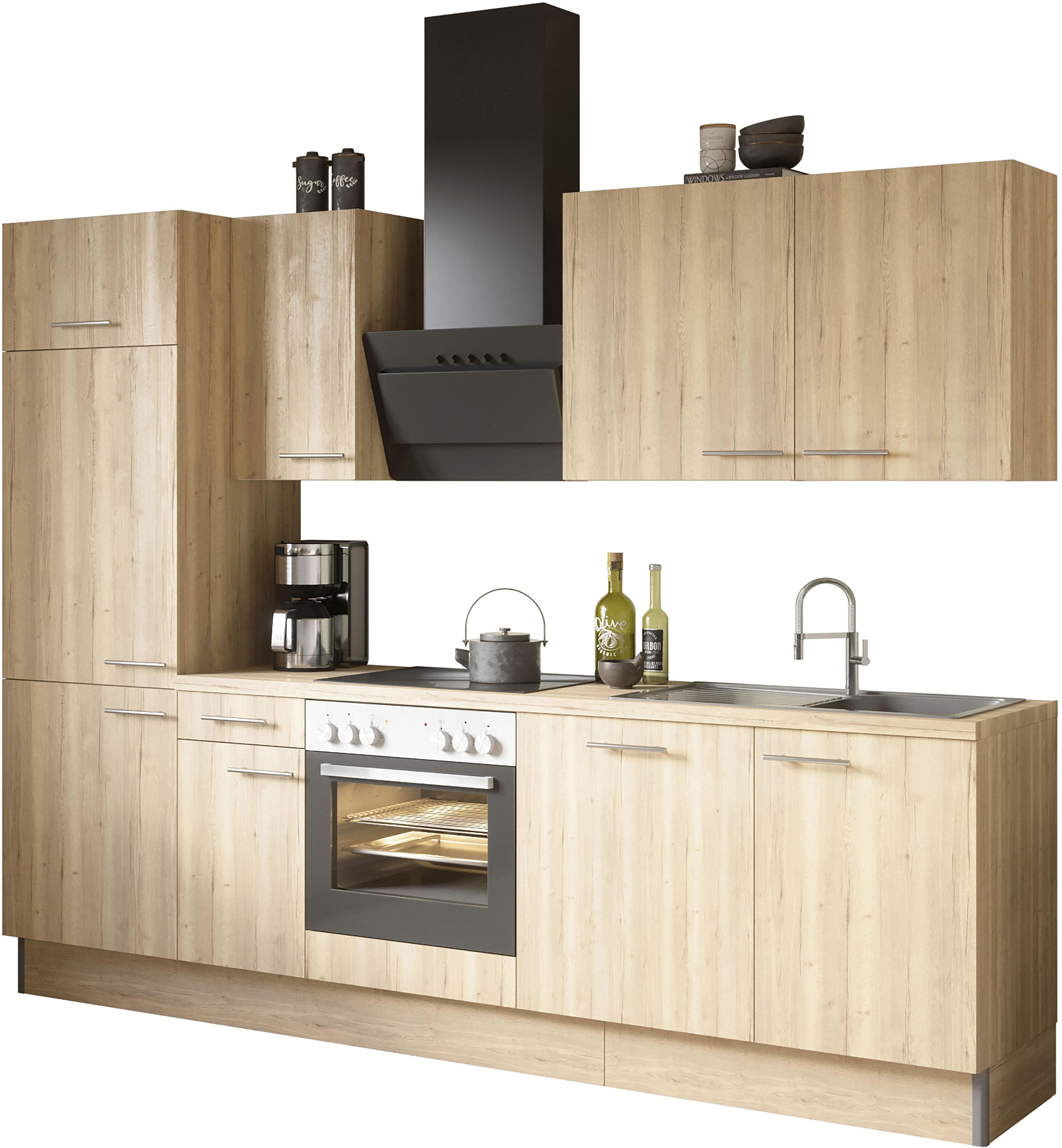 Küche OPTIFIT Klara Wildeichefarben 270 cm