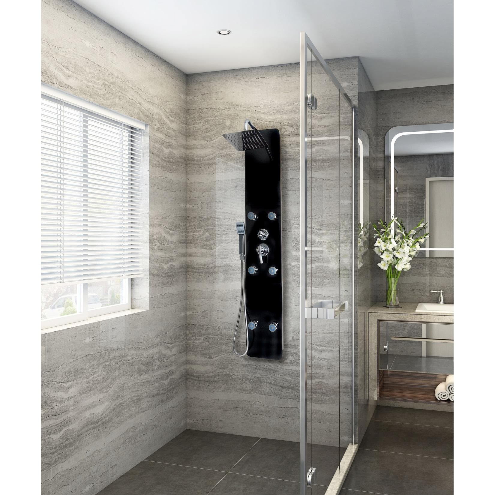 HOME DELUXE Duschpaneel »Dive« Verschiedene Farben