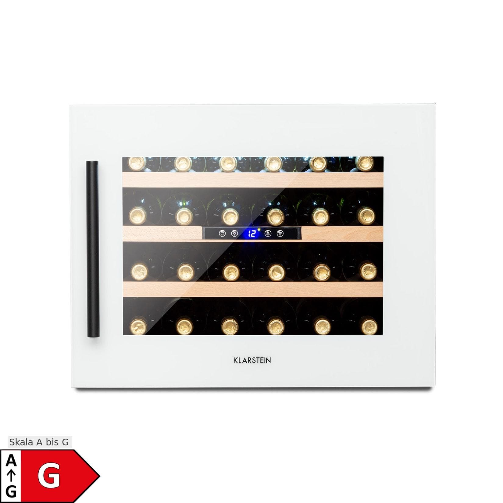 Klarstein Vinsider 24 Built-In Uno Einbau-Weinkühlschrank 24 Flaschen 57 Liter