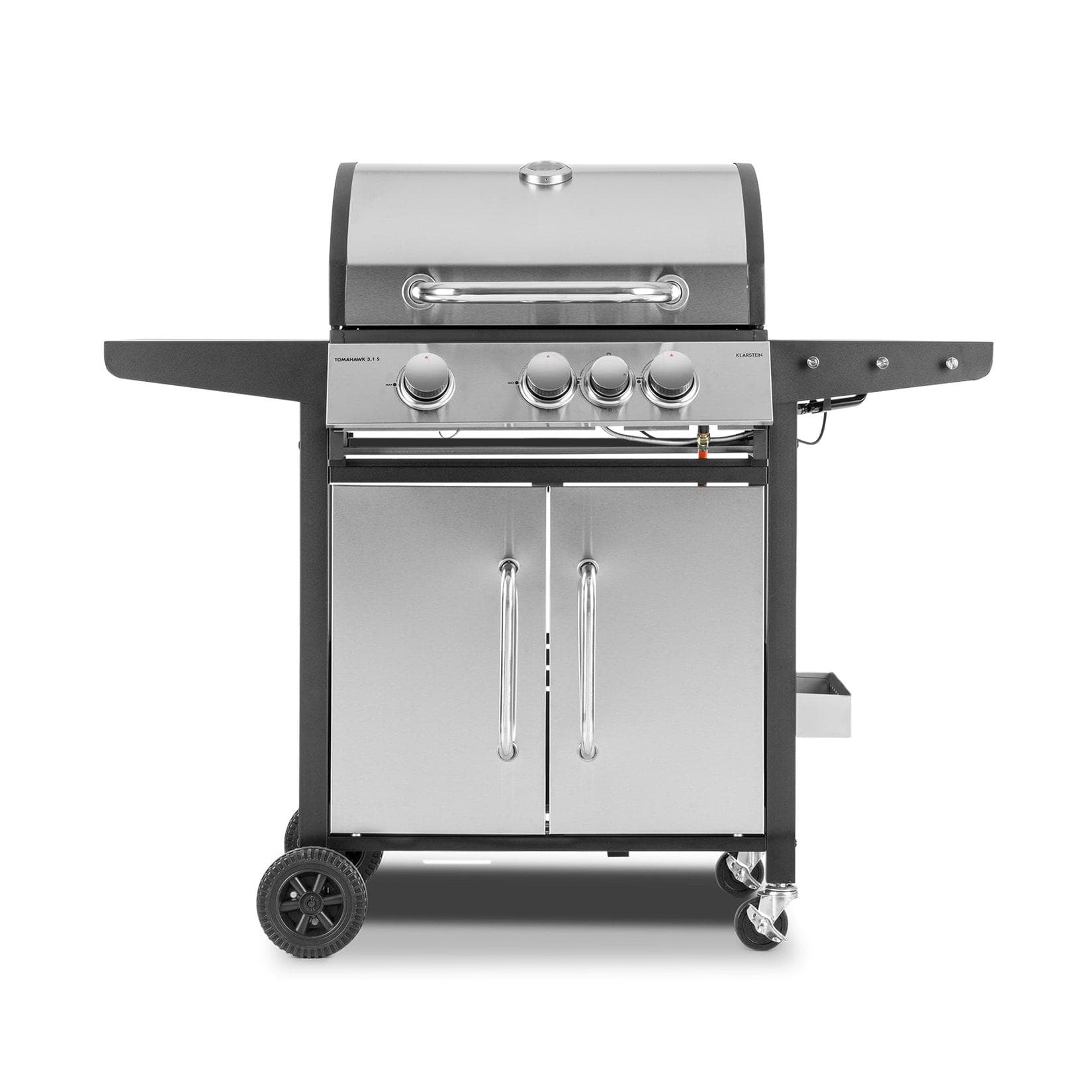 Klarstein Tomahawk 3.1 S Gasgrill 4 Brenner Edelstahl