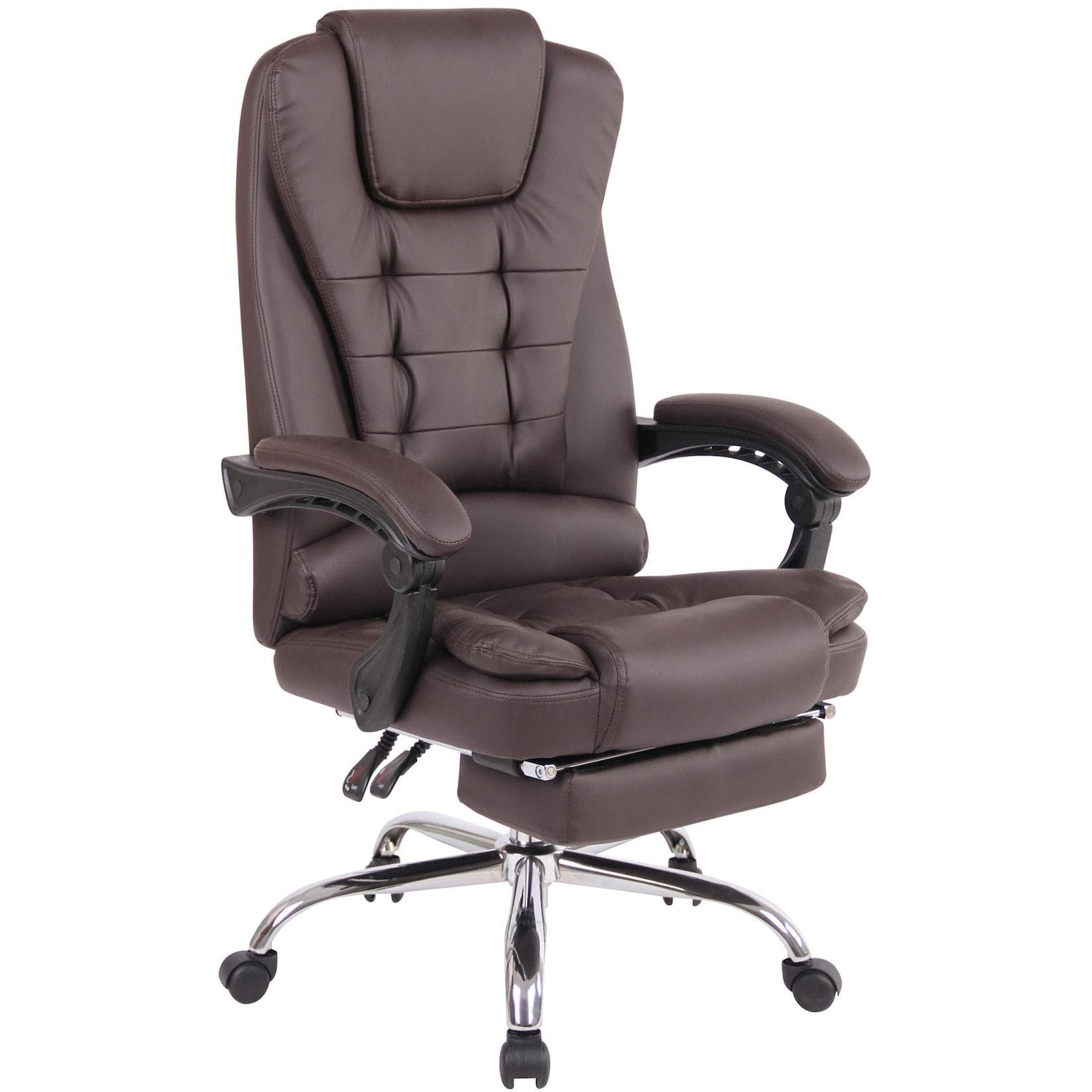 TPFLiving Bürostuhl Onix Kunstleder Hellbraun