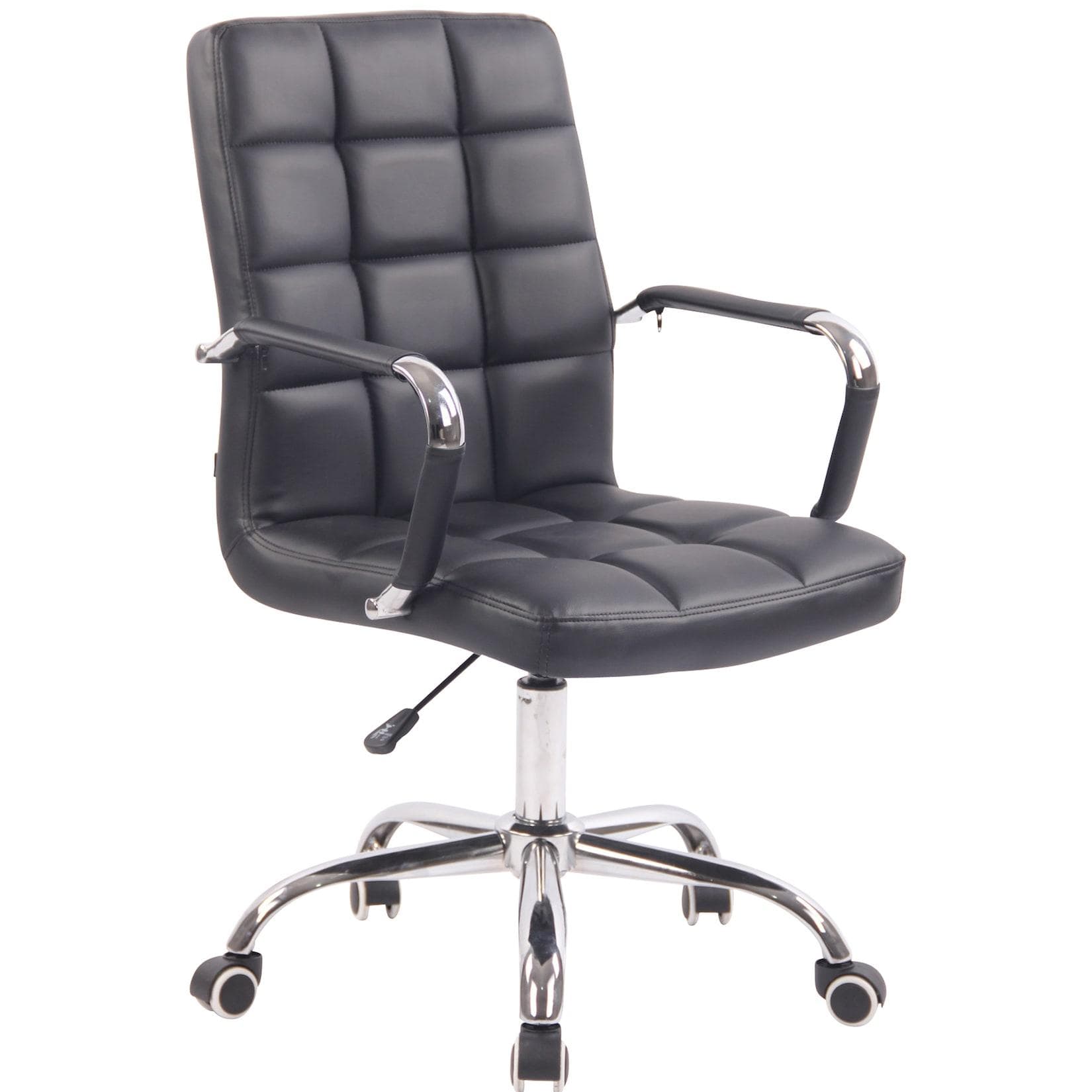 TPFLiving Bürostuhl Deal Kunstleder Creme Modern