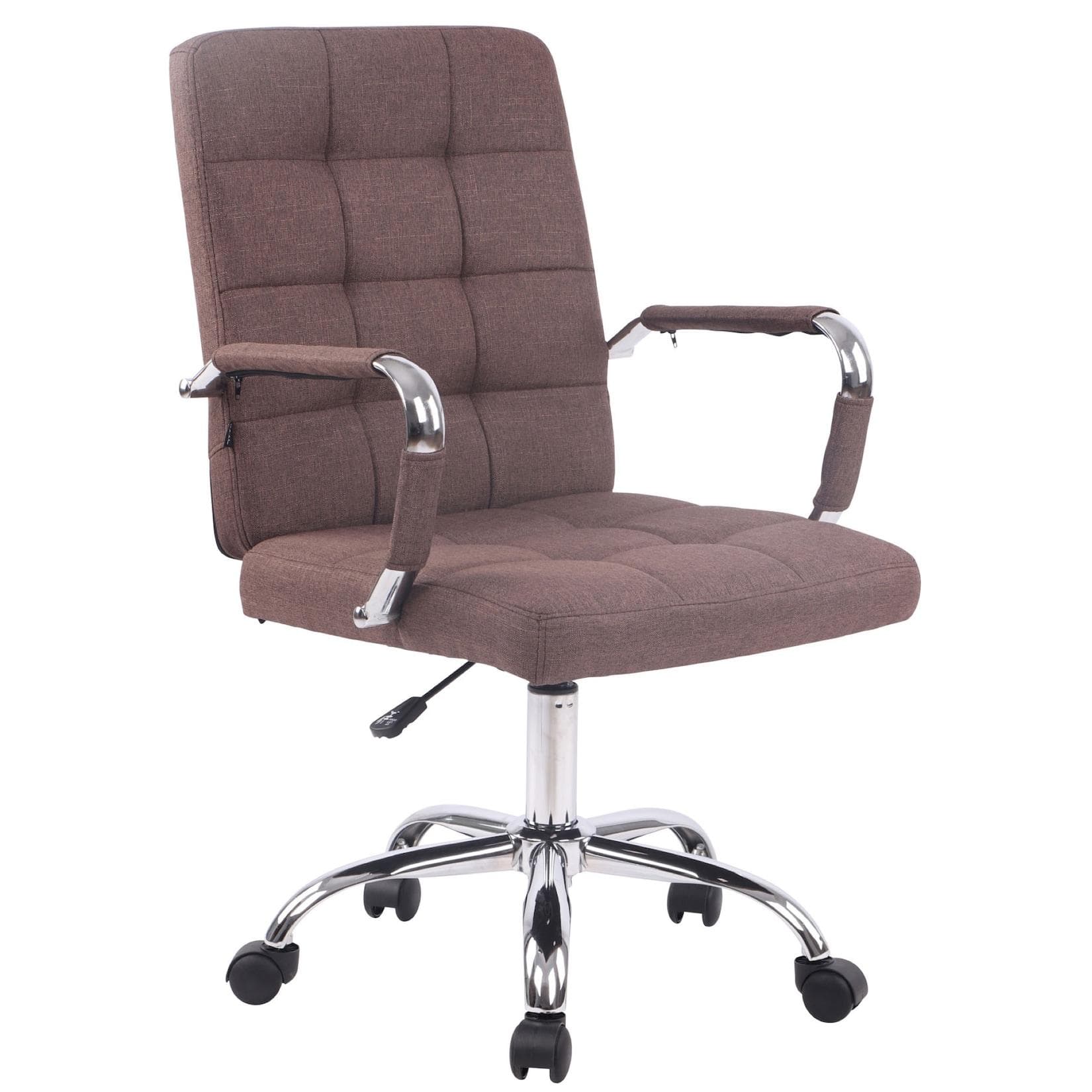 TPFLiving Bürostuhl Deal V1 Stoff Grau Modern