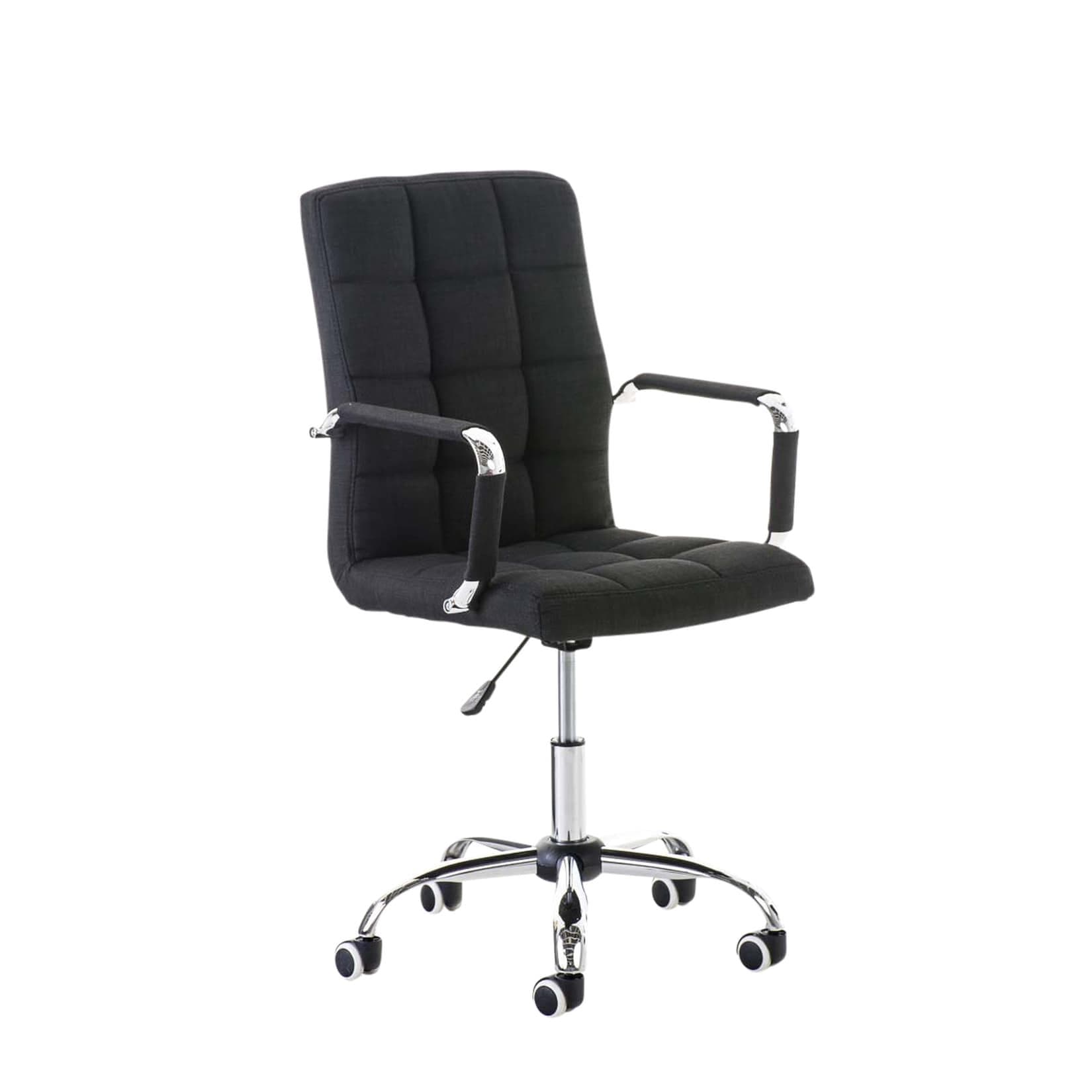 TPFLiving Bürostuhl Deal V2 Stoff Grau Modern