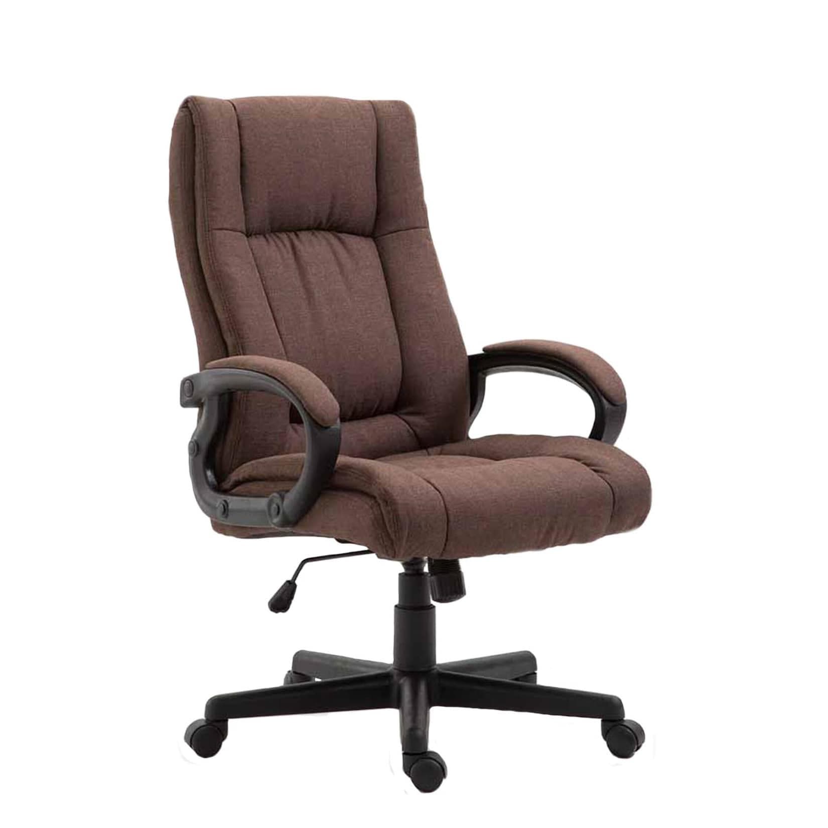 TPFLiving Bürostuhl Sportino XL Stoff Taupe Ergonomisch