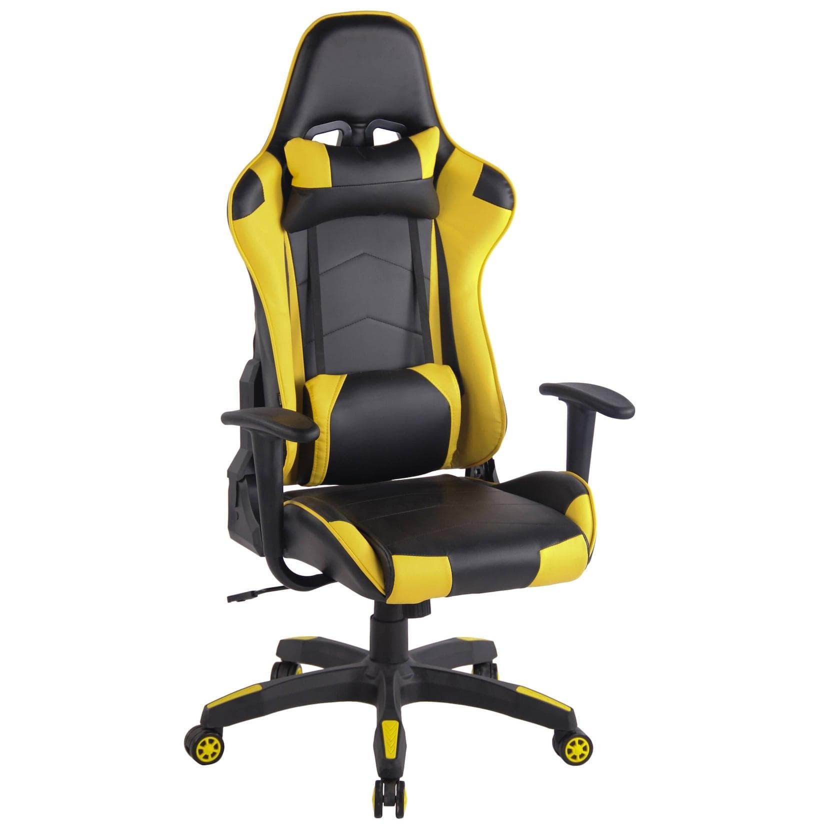 TPFLiving Bürostuhl Mirage Kunstleder Schwarz/Rot Racing Design