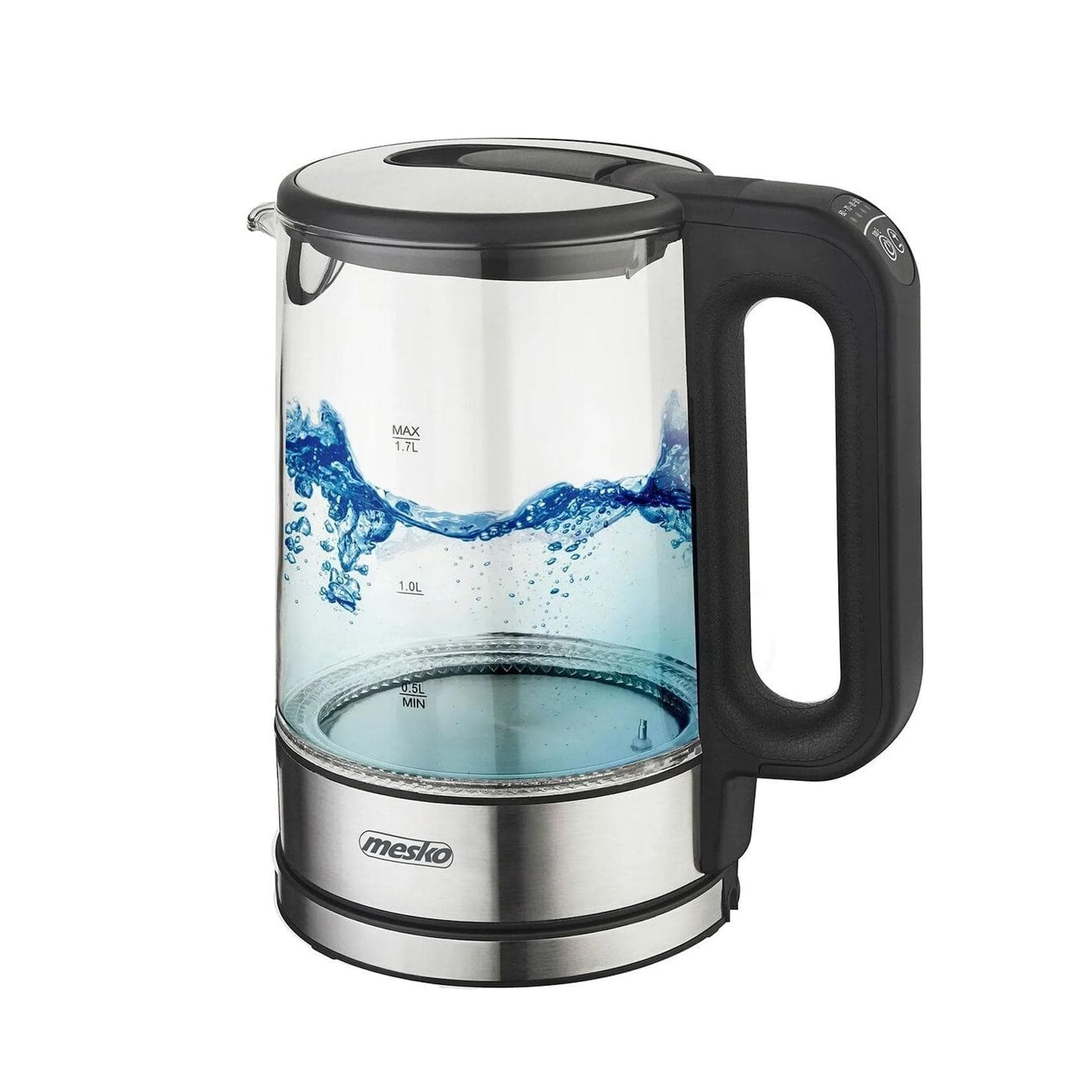 MS 1301 Wasserkocher 1,7 L 2200 W Glas Temperaturregelung