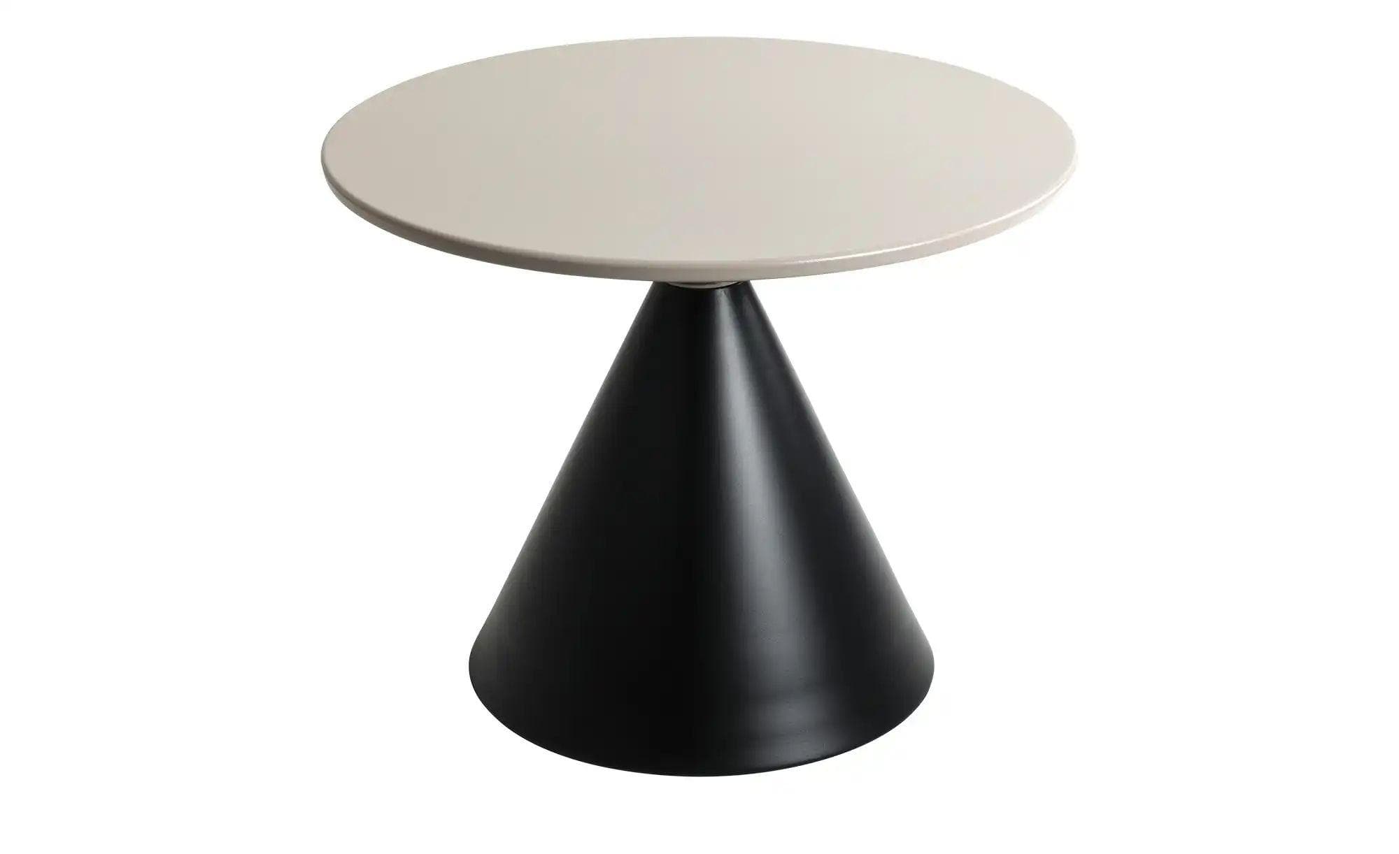 Beistelltisch Road Beige Metall Kegelförmiges Gestell