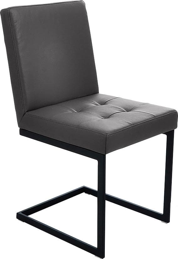 K+W Komfort & Wohnen Freischwinger Spider II Leder Mocca 78