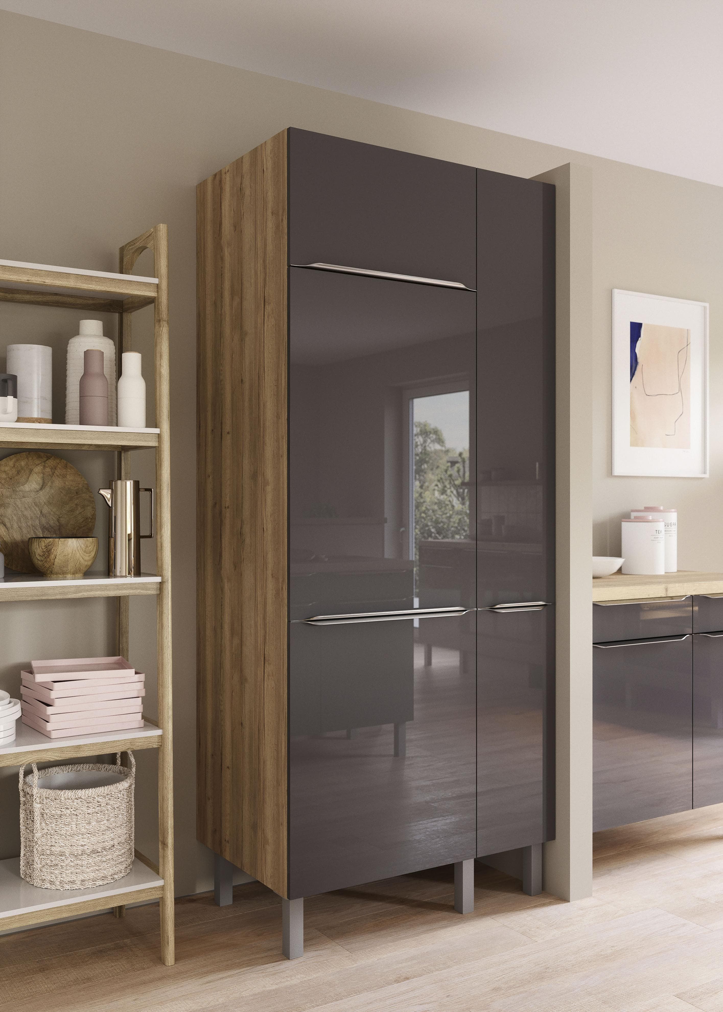 OPTIFIT Küche Lilly2 90 cm Breite Modern